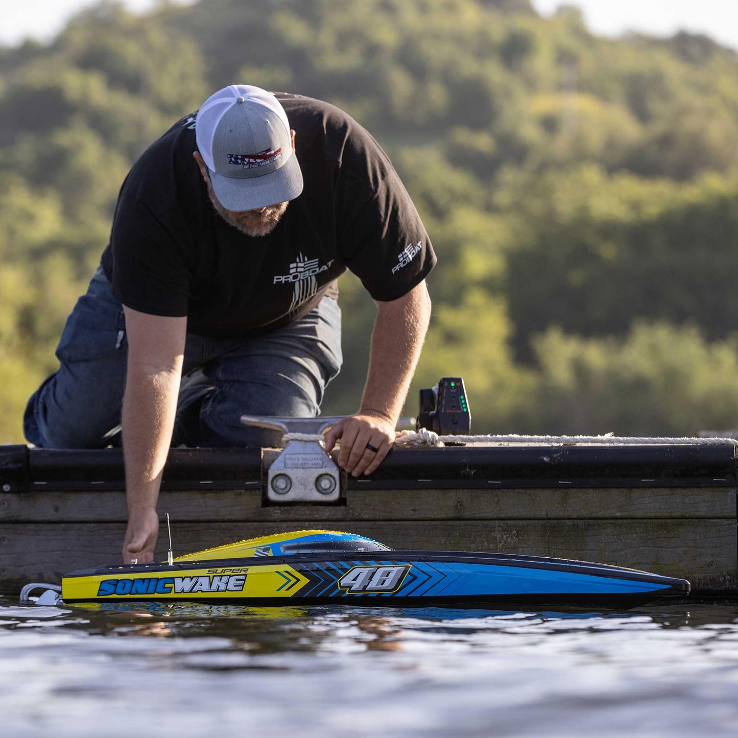 Pro Boat Super Sonicwake RC Boat 48" 8S Self Righting BL RTR Battery and Charger Not Included PRB08052