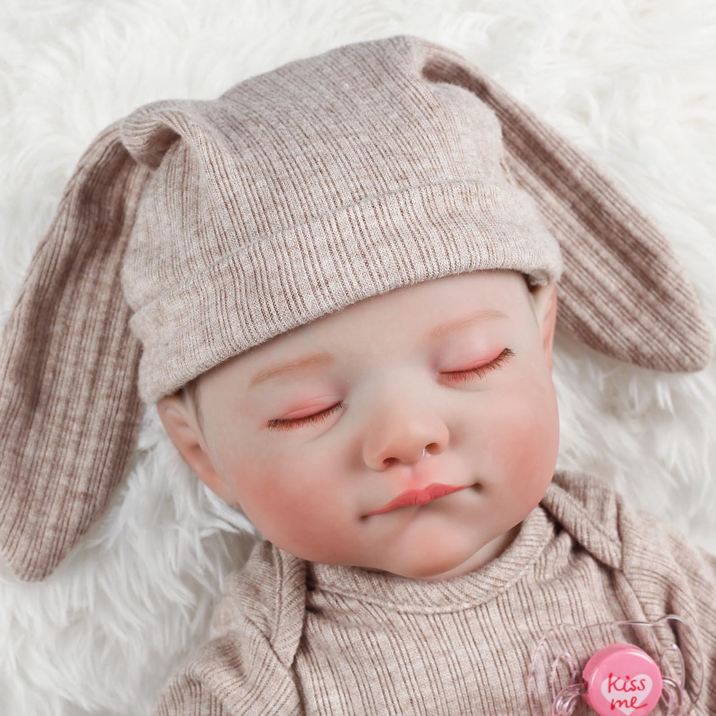 KidCuddz Reborn Baby Dolls - 18 Inch Dolls Vinyl Full Body with Realistic Vein Details, Real Life Baby Doll，Includes Accessories for 3+ Year Old Girls Gifts