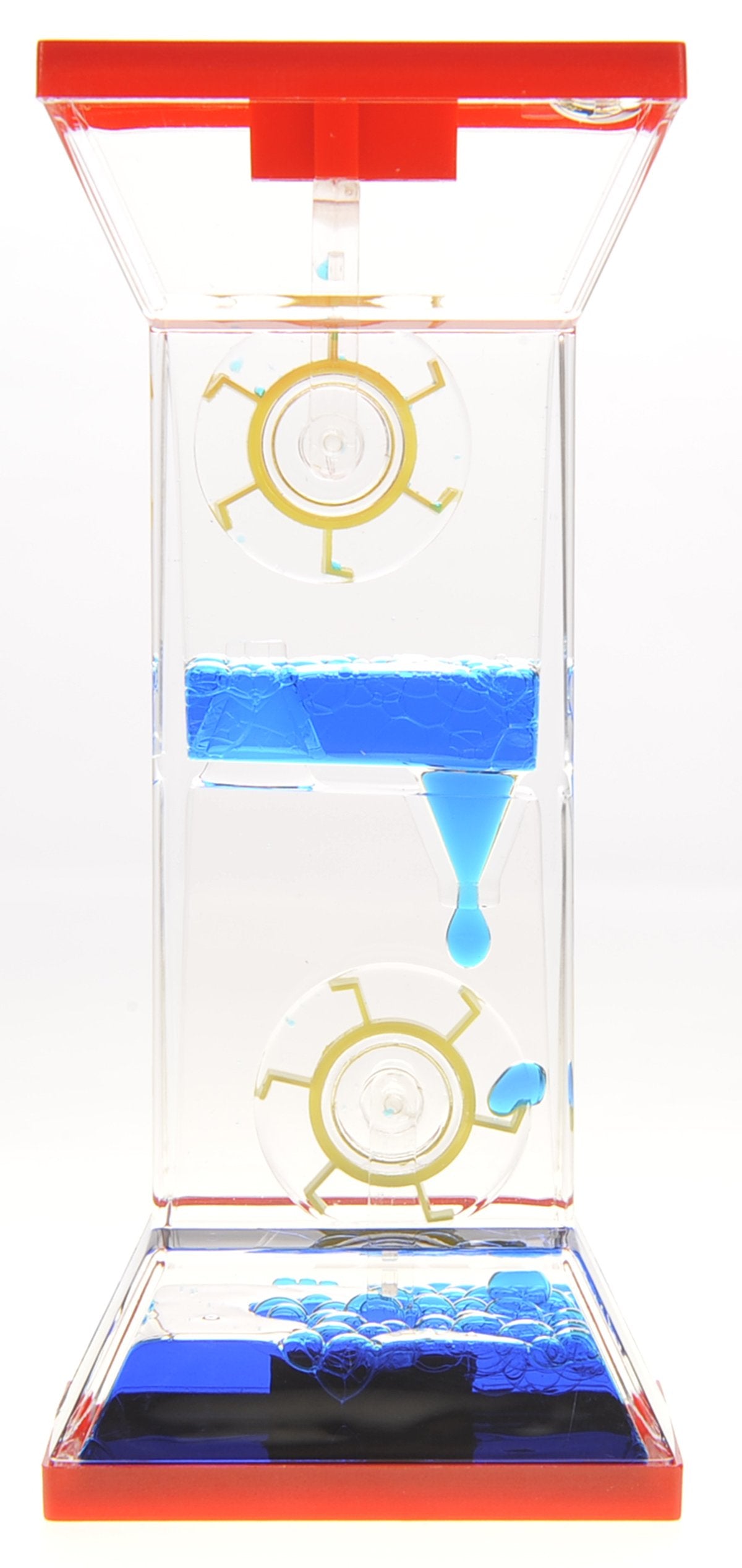 PowerTRC Liquid Motion Bubbler Sensory Fidget Toy for Desk Tops | Calming and Relaxing ADHD, Anxiety, and Autism Toy for Kids and Adults | Handheld Water Game