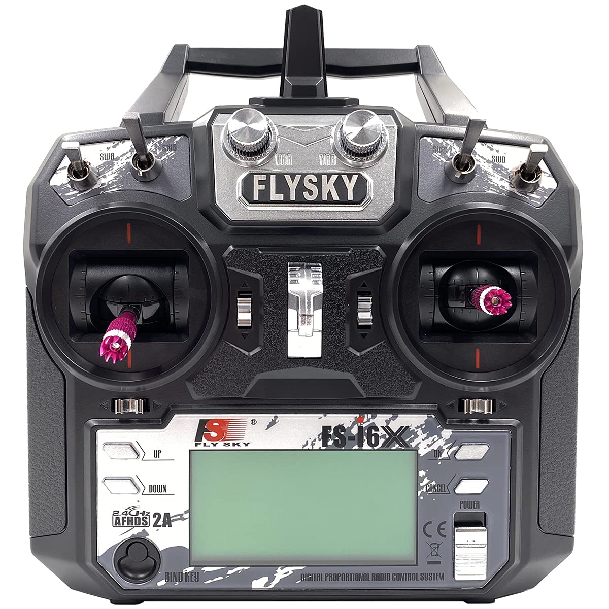 FLYSKY FS-i6X 10CH 2.4GHz RC Transmitter Controller w/FS-iA10B Receiver Upgrade Cable for RC Helicopter Plane Quadcopter Glider (Mode_2)