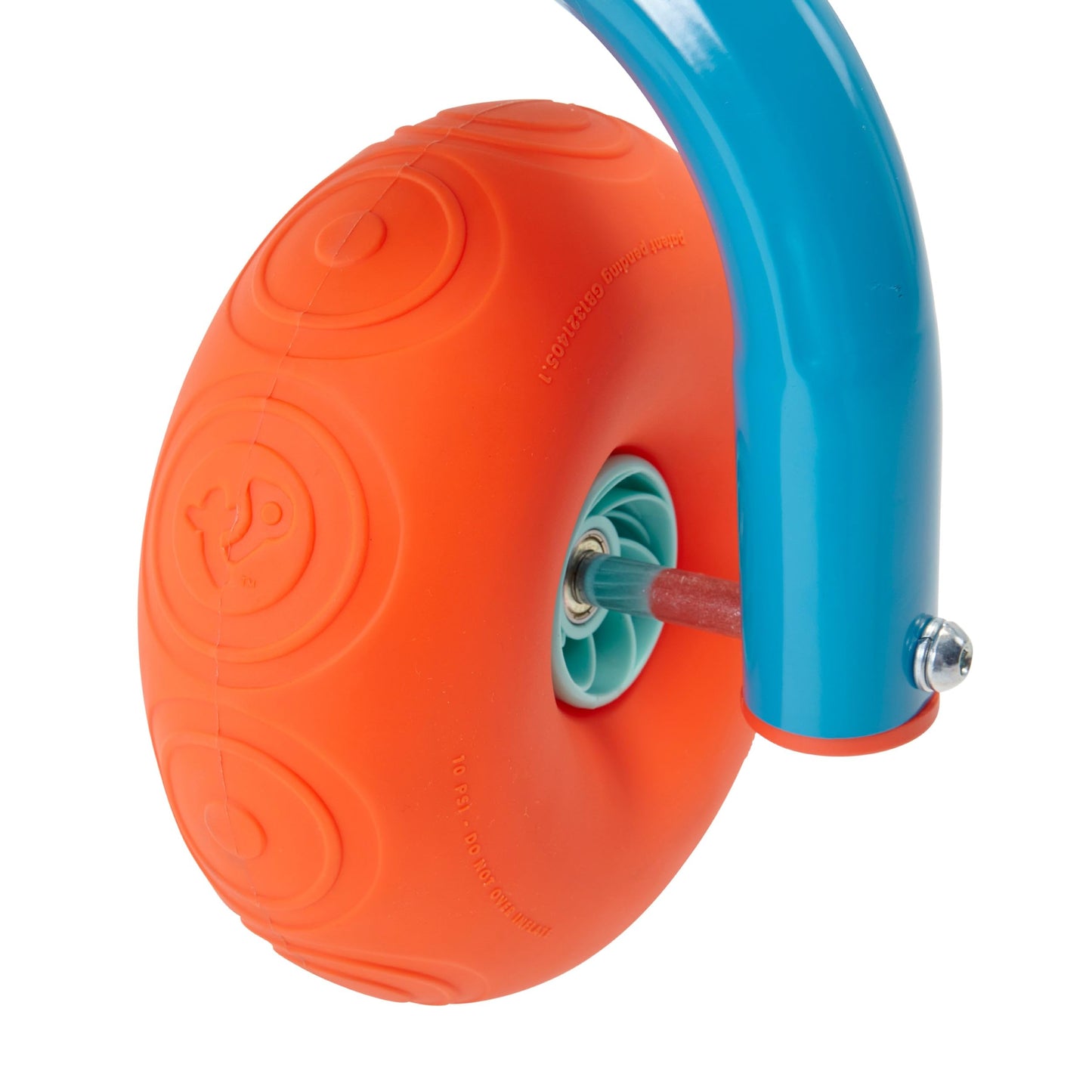 TP Toys Spiro Spin Teeter Totter - Bounces and Spins 360 Degrees, Blue/Green