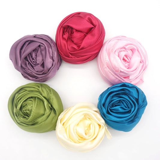 kizihaus Play Scarves for Kids – 34" 6 Pack Play Silks with Glossy & Matte Texture – Colorful for Toddlers, Montessori Toy for Sensory Play, Pretend Play & Movement