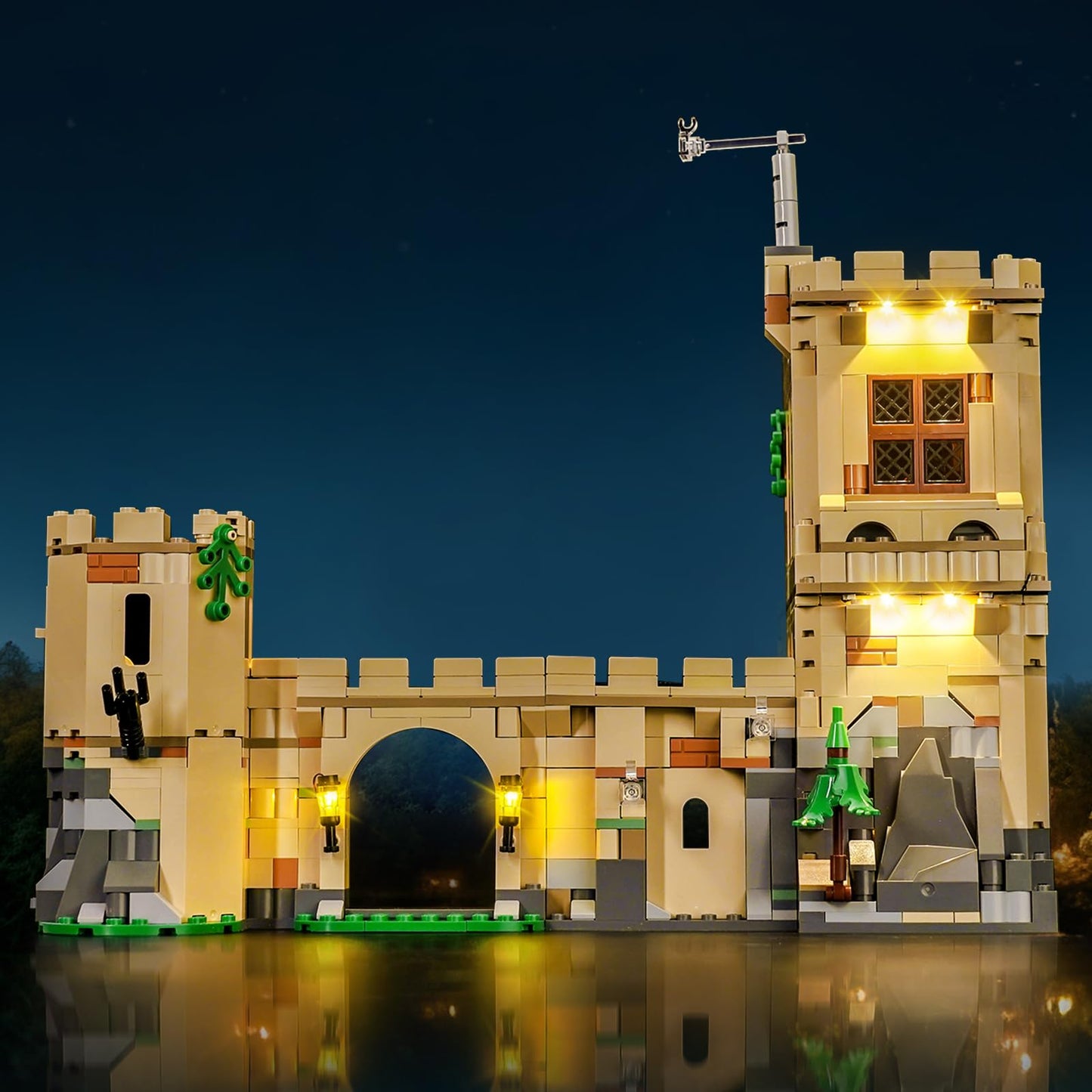 Brickshining LED Lighting Compatible with Lego 76447 Hogwarts Castle Flying Lessons, Light Kit Compatible with Lego 76447, NOT Included The Model Set