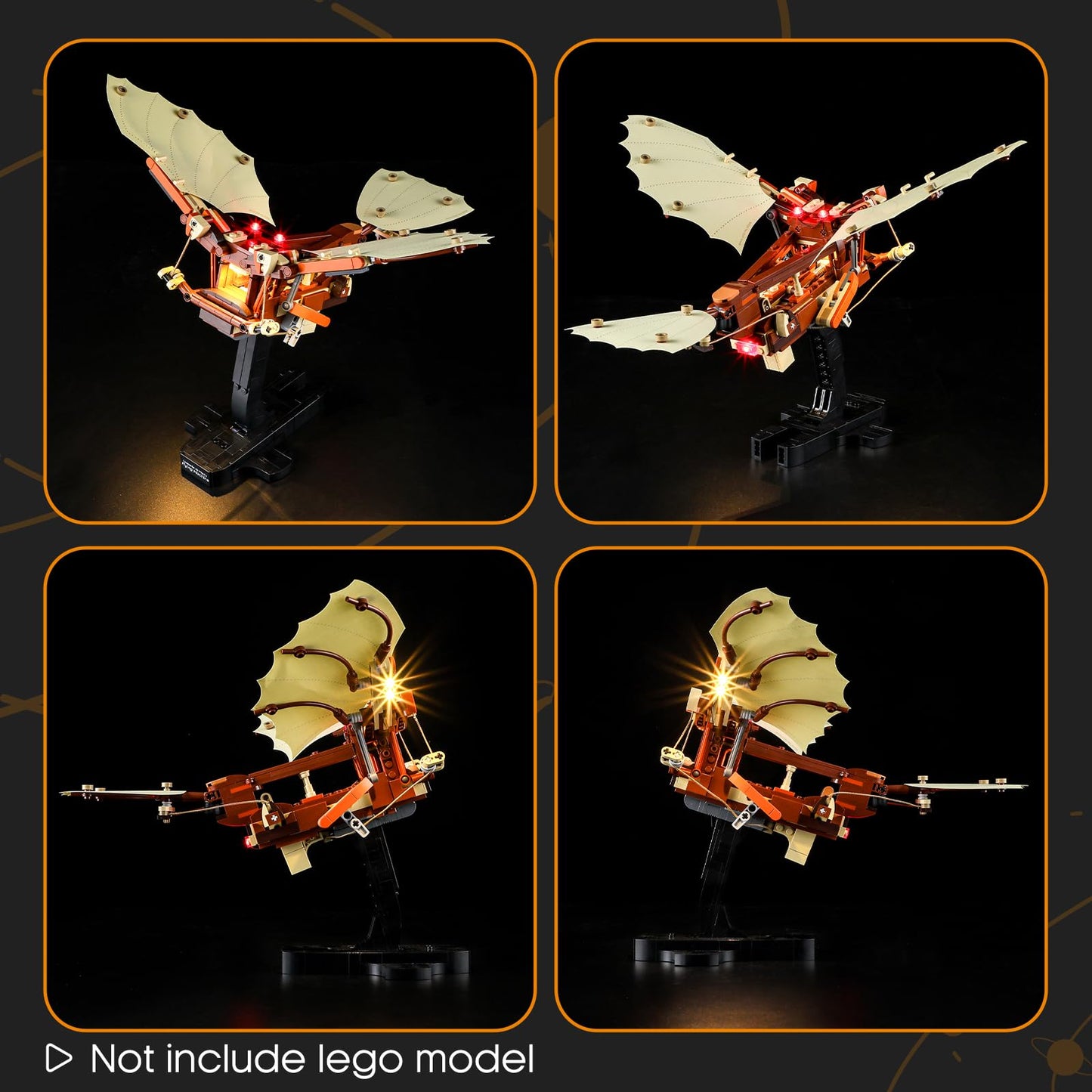 LIGHTAILING Light for Lego-10363 Leonardo da Vinci's Flying-Machine - Led Lighting Kit Compatible with Lego Building Blocks Model - NOT Included The Model Set