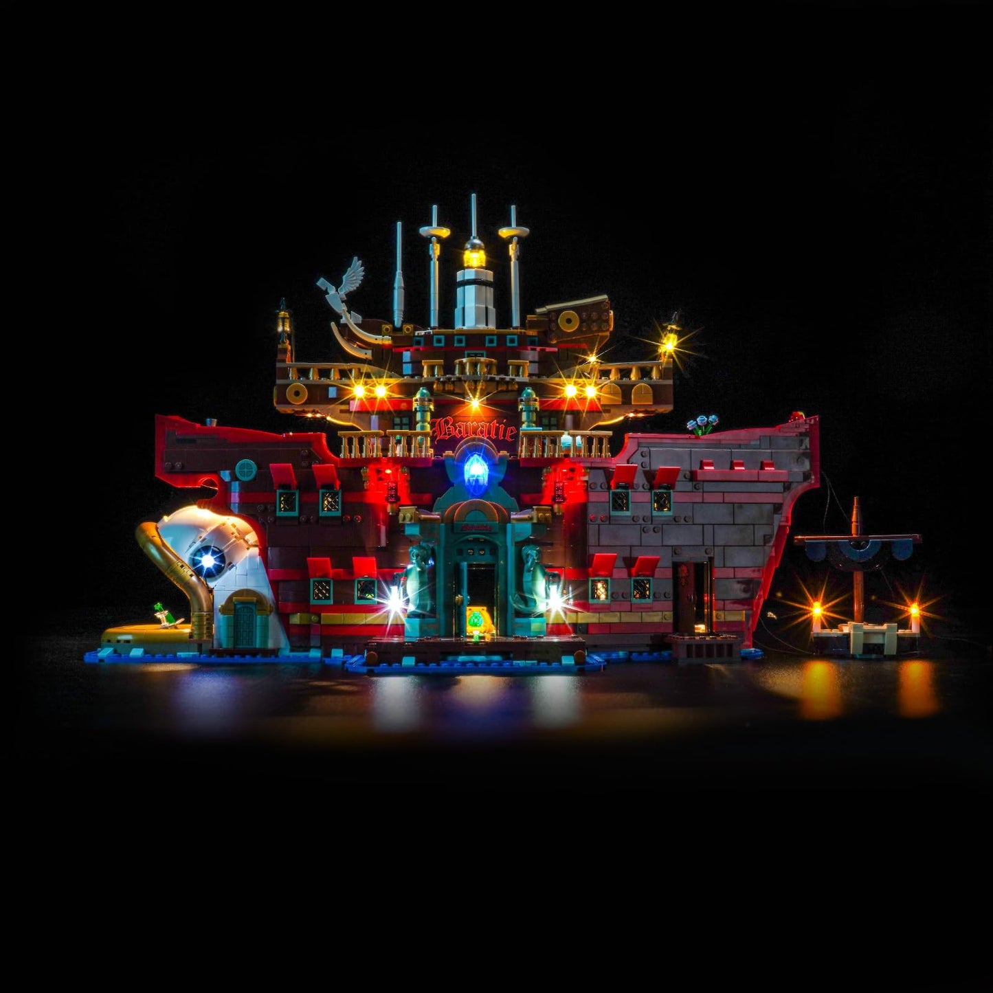 LocoLee Light kit Compatible with Lego 75640 The Baratie Floating Restaurant - No Model Only Light, LED Lighting Accessories Compatible with Lego Voyager: Bharati Sea Restaurant (Standard Version)