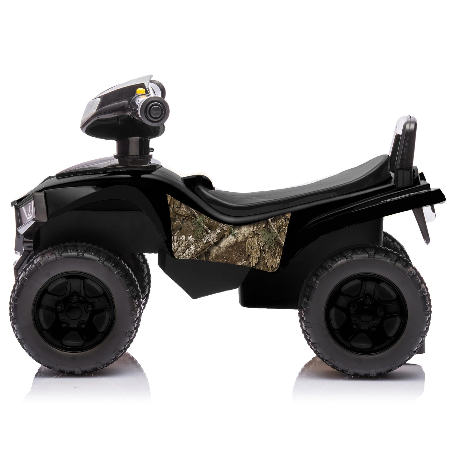 Best Ride On Cars Realtree Officially Licensed Black Quad Push Car for Toddlers 18–36 Months | Foot-to-Floor Ride-On with Horn Sounds, Under-Seat Storage & 4-Wheel Design | Safe Indoor/Outdoor Fun