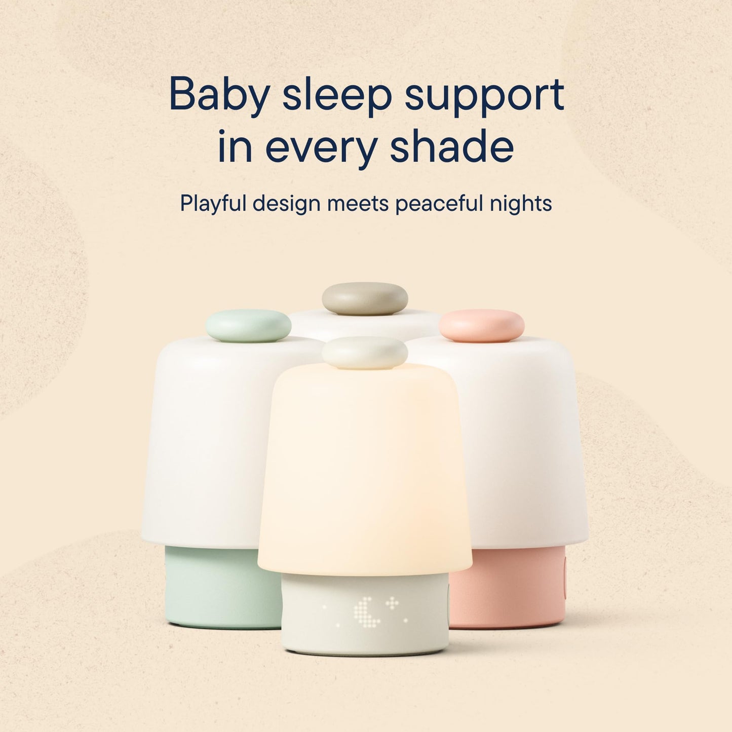 Hatch Baby Sound Machine, Night Light (Putty) | Sleep Support | Registry Essential, Routine Builder, Time-to-Rise Alarm Clock, White Noise, Nursery Stories, Toddler Kids (Wi-Fi)