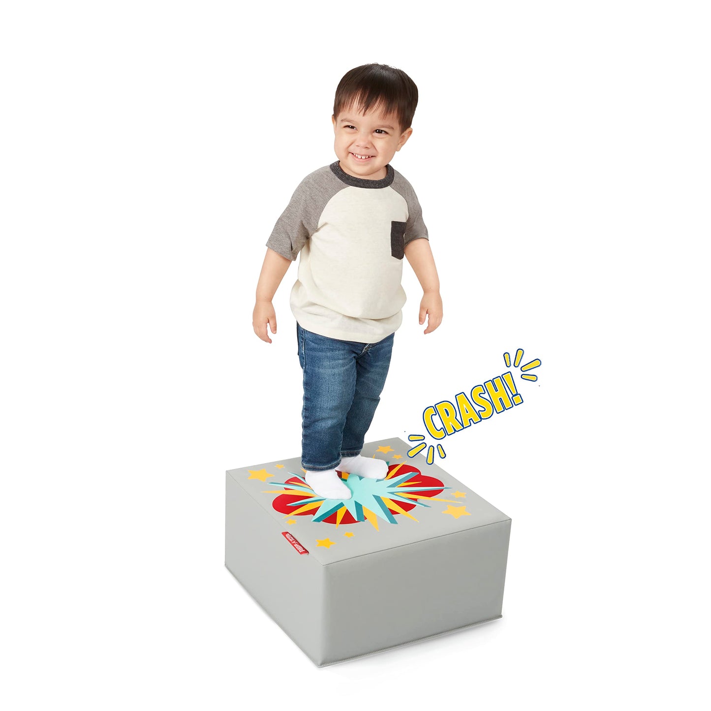 Radio Flyer Tumble Town Interactive Learning Blocks with Sounds, Kids Indoor Climber & Play Structure, Big Foam Climbing Blocks for Toddlers Ages 9 Months - 3 Years