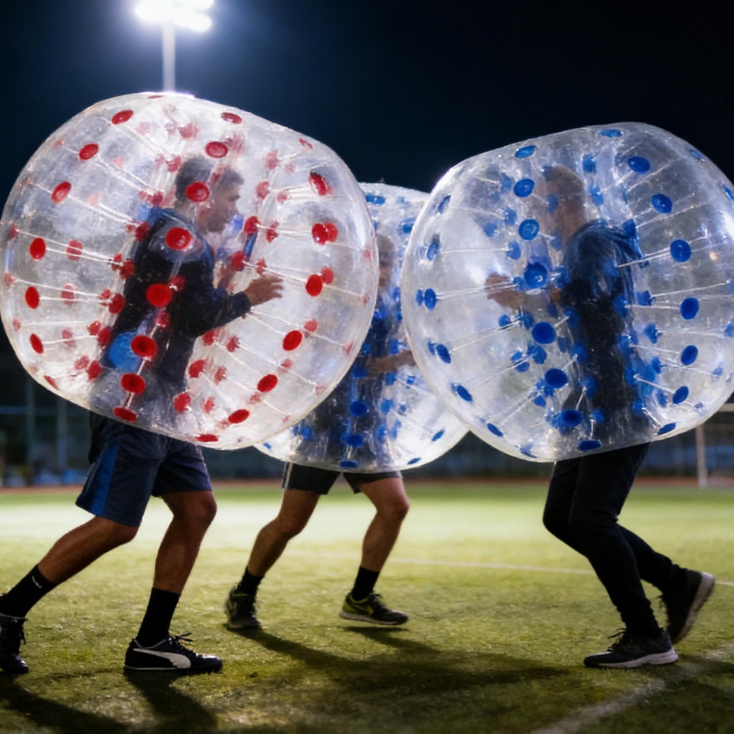 SZCQ Inflatable Bumper ONLY ONE Ball 1.5M/5ft Diameter Adults Kids Bubble Soccer Balls Blow Up Toy Playground Human Hamster Knocker Outdoor Zorb