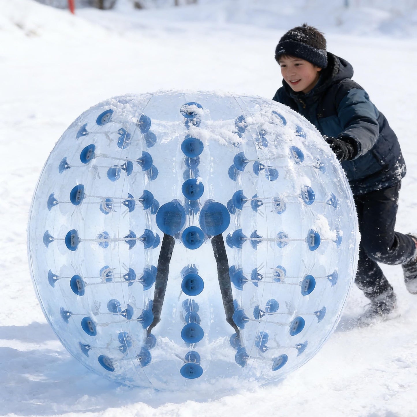 SZCQ Inflatable Bumper ONLY ONE Ball 1.5M/5ft Diameter Adults Kids Bubble Soccer Balls Blow Up Toy Playground Human Hamster Knocker Outdoor Zorb