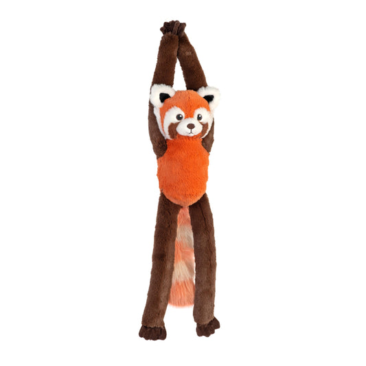 Wild Republic Hanging Eco Red Panda, Stuffed Animal, 21 Inches, Plush Toy, Fill is Spun Recycled Water Bottles