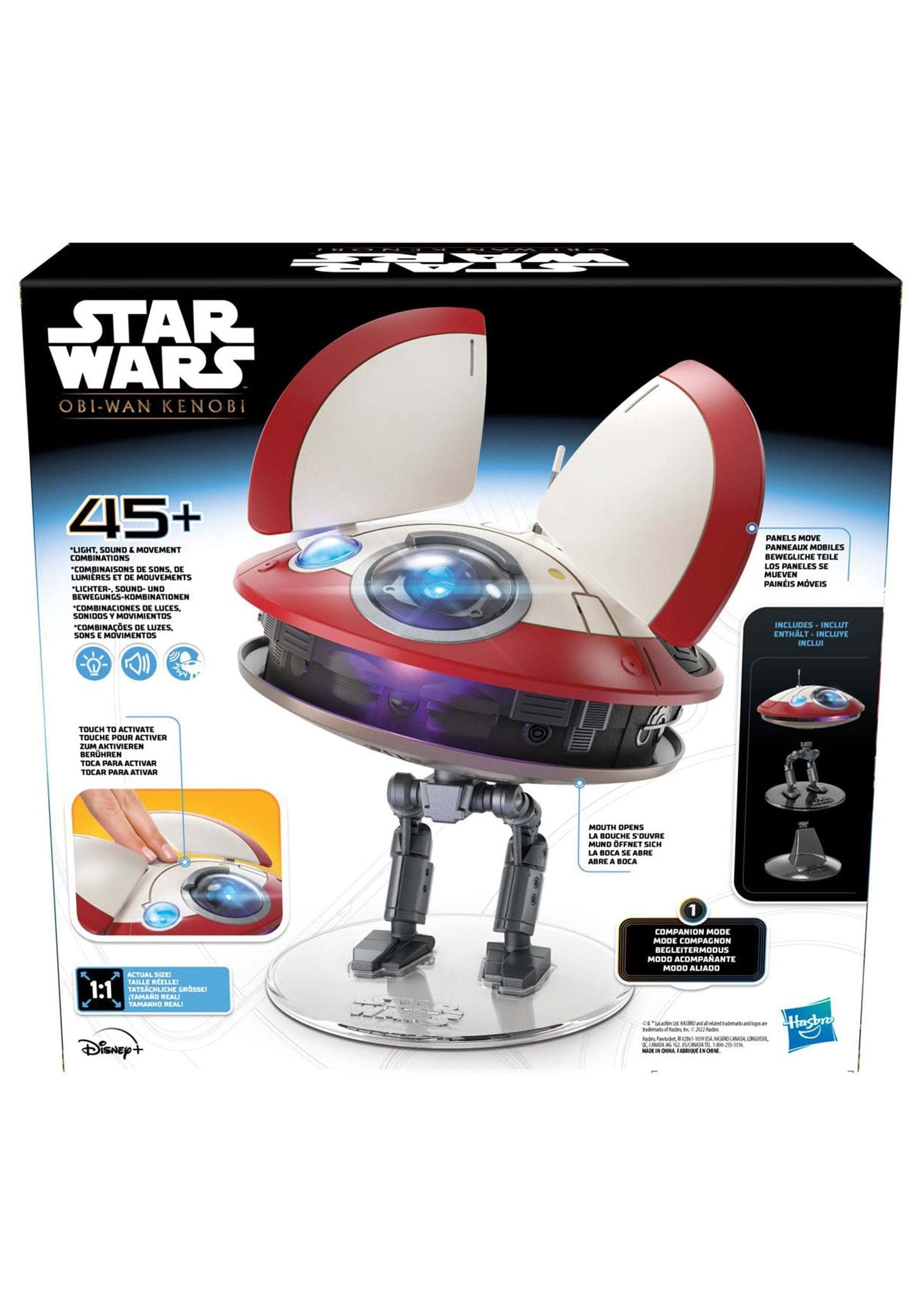 STAR WARS L0-LA59 (Lola) Animatronic Edition,OBI-Wan Kenobi Series-Inspired Electronic Droid Toy,Toys for 4 Year Old Boys and Girls and Up