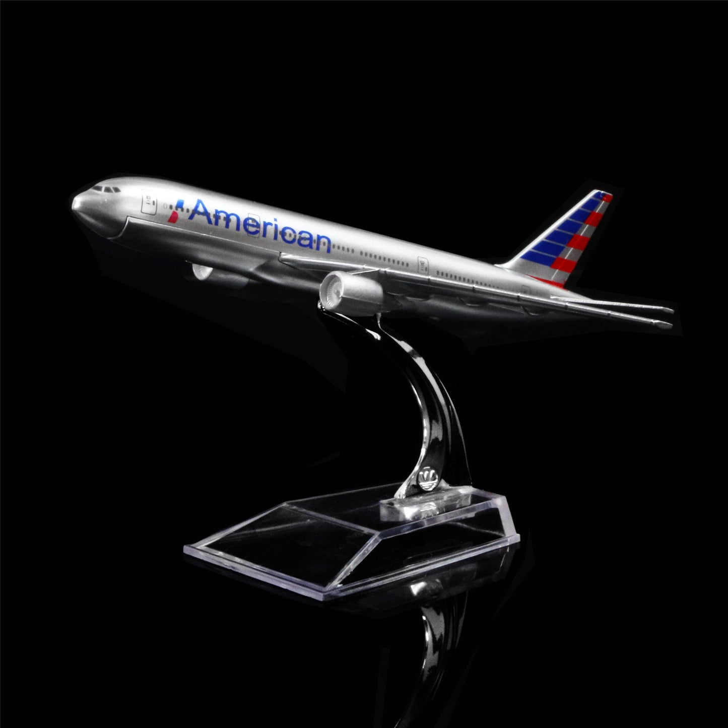 24-Hours The New American B777 Alloy Metal Model Aircraft Birthday Gift Plane Models chiristmas Gift 1:400