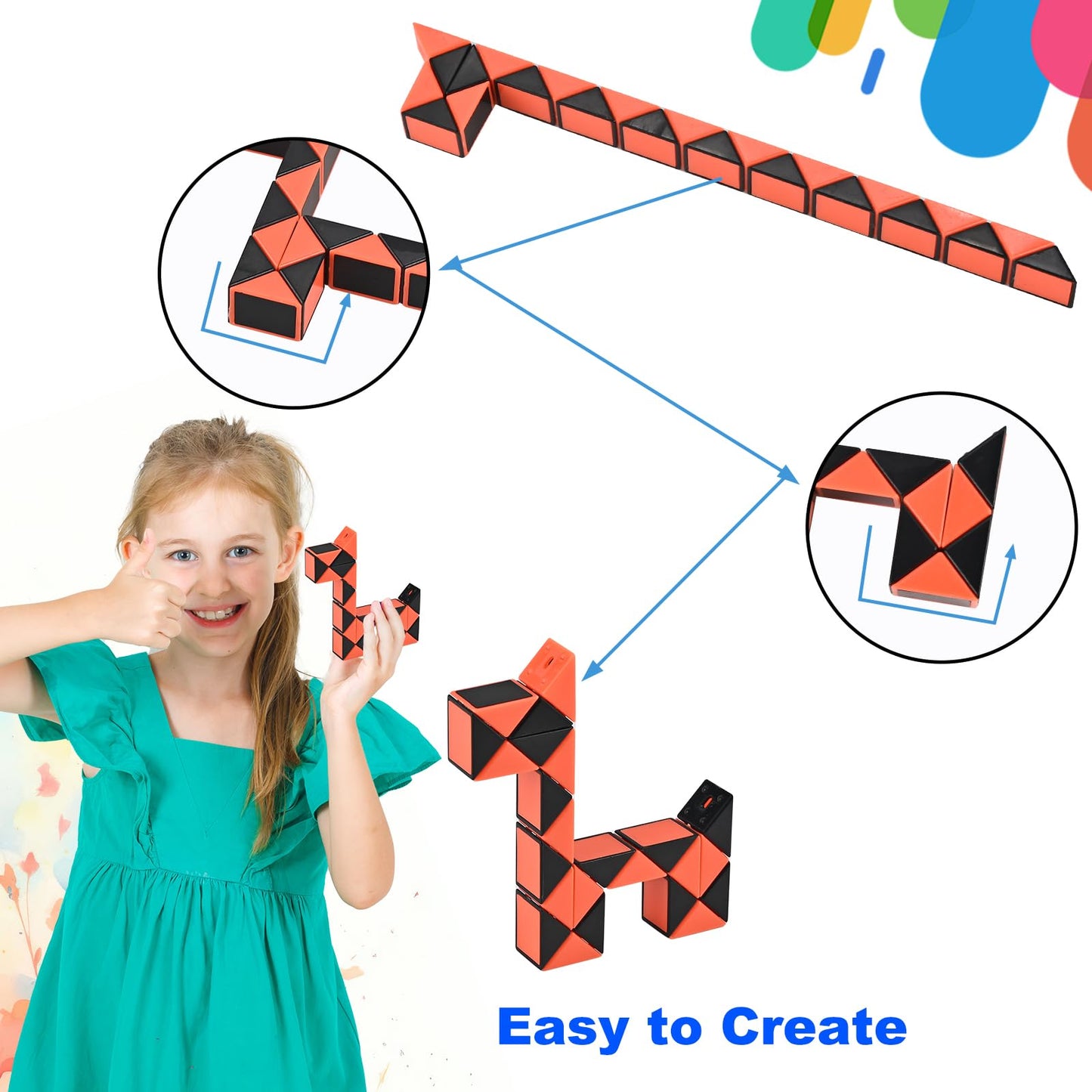 GOLDGE 28 Pack Mini Cube Puzzle Fidget Toys - Bulk Party Favors & Goodie Bag Stuffers for Kids, Travel Toys for Ages 4-8, Treasure Box Toys for Classroom, Birthday & Back to School Gifts