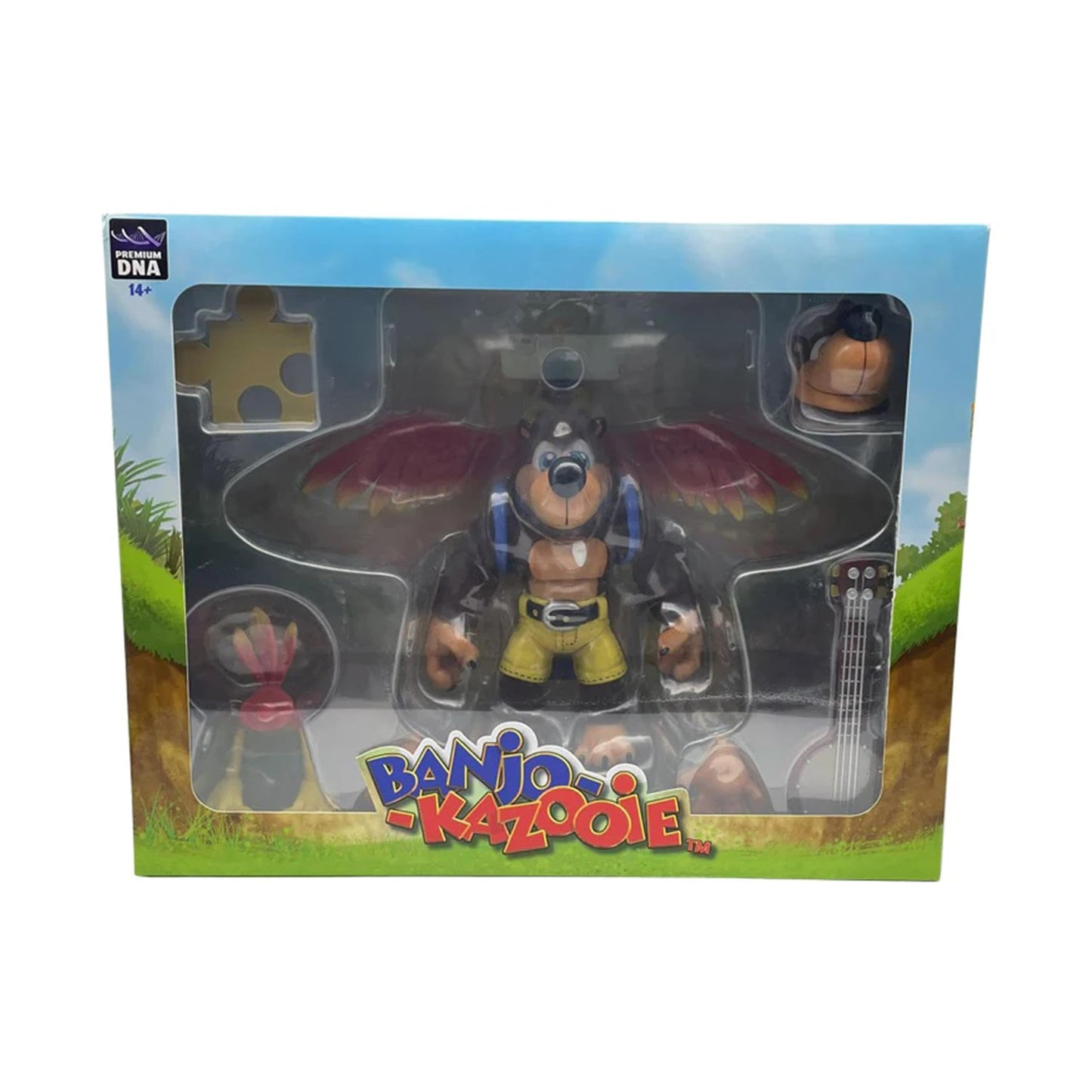 Banjo-Kazooie 8-Inch Flocked Banjo and Kazooie Movable Action Figure 2-Pack | Limited Edition Variant Set