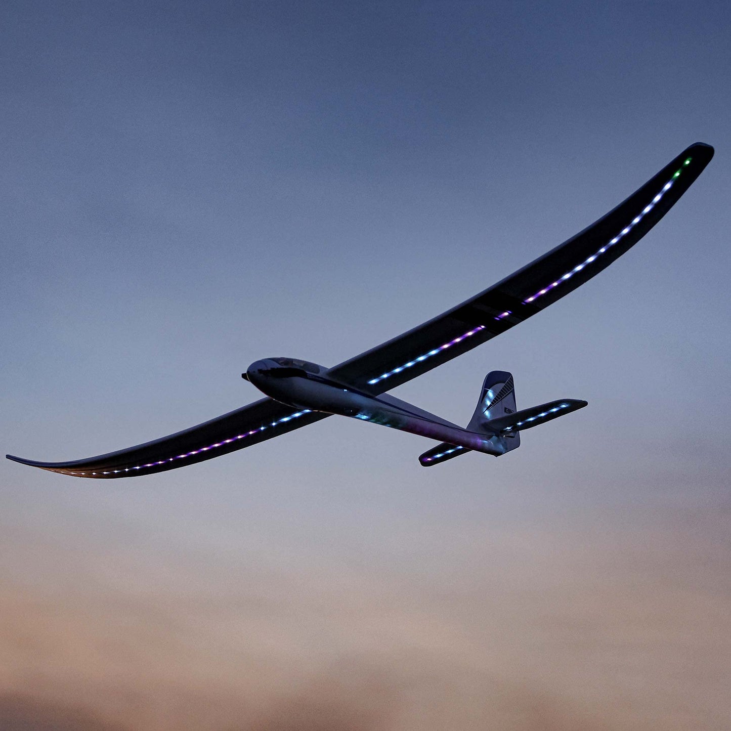 E-flite RC Airplane Night Radian 2.0m BNF Basic Transmitter Battery and Charger Not Included EFL36500