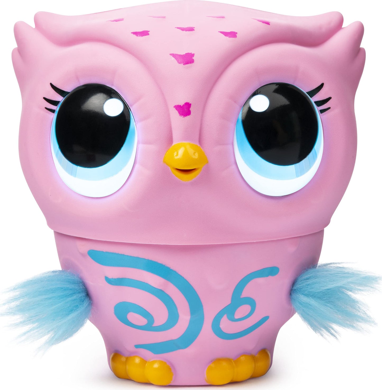 Owleez 6053359 Flying Baby Owl Interactive Toy with Lights and Sounds (Pink), for Kids Aged 6 and Up, Pink