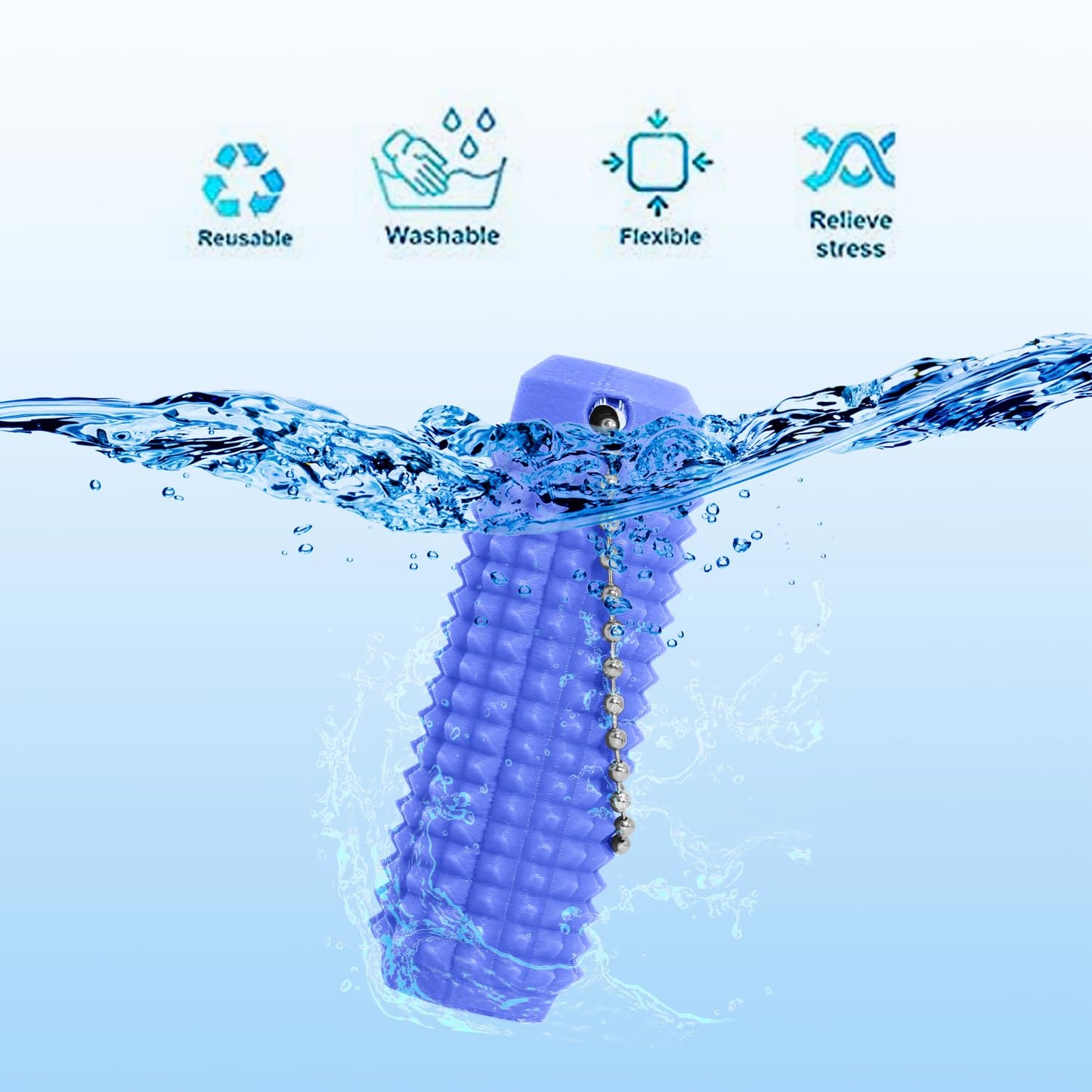 Little Ouchies Fidget Toys,Pain Stim Fidget Toy Reduce Stress for Adults,Anxiety Relief Pain Stim,Spiky Fidget Keychain for Anxiety and Stress Reduction,Novelty Gifts for Friends 6PCS