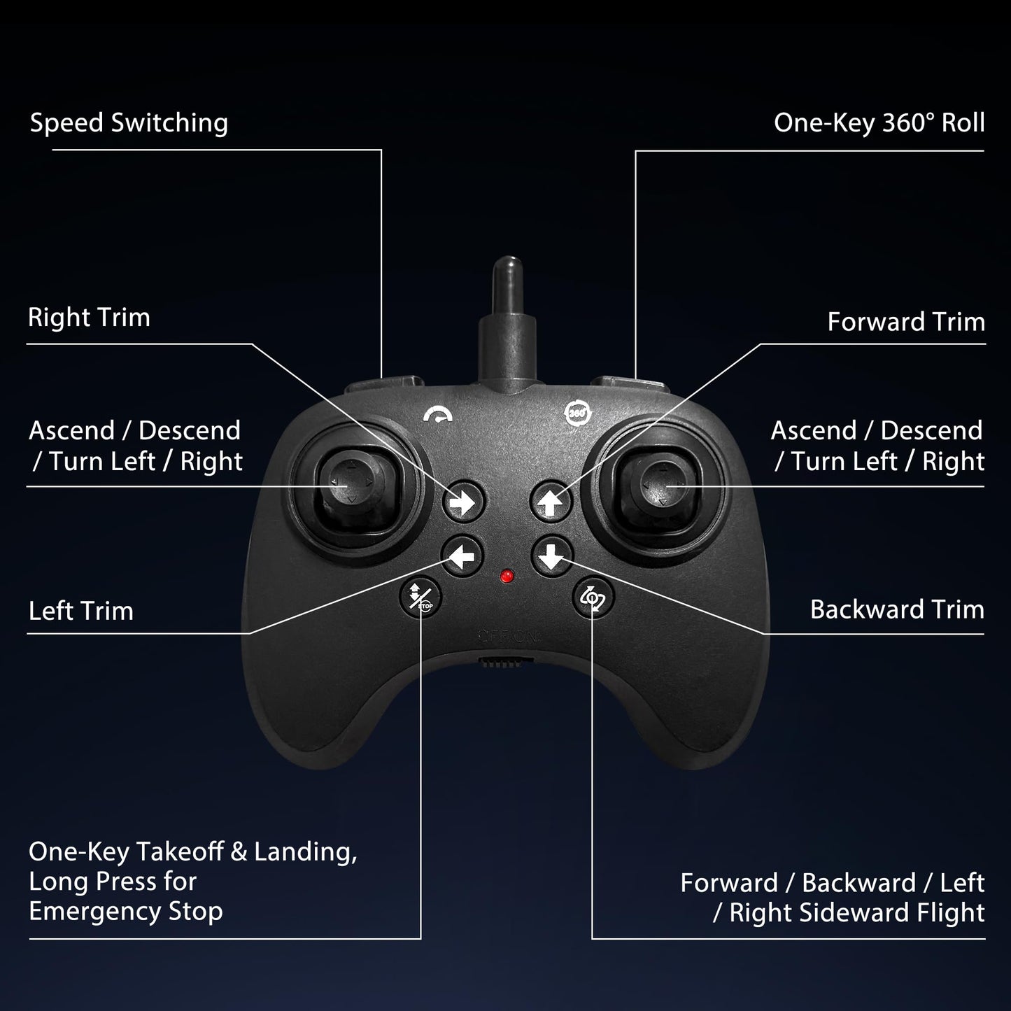 Virellia Flying Sword RC Airplane, Flying Dagger Remote Control Airplane Drone for Kids Adults 8-16, Gesture Control Planes with 360° Flip Fighter Jet Toy, Stunt Roll, Gifts for Kids Boys Girls