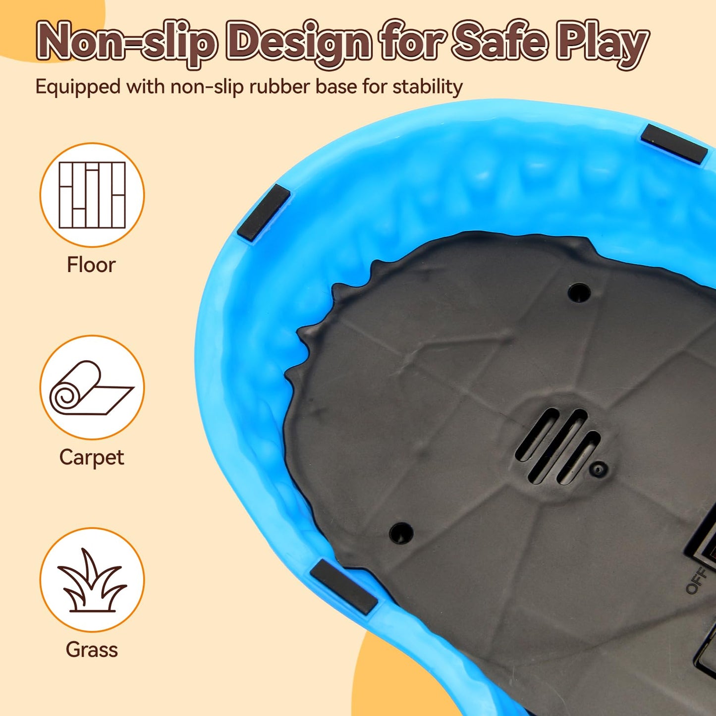 FIIOEOY 6 Pcs Dinosaur Stepping Stones for Kids, Light up Mist Spray & Roaring Non-Slip Balance Stepping Stones with 6 Rechargeable Batteries, Indoor & Outdoor Toys for Toddlers Ages 3-5