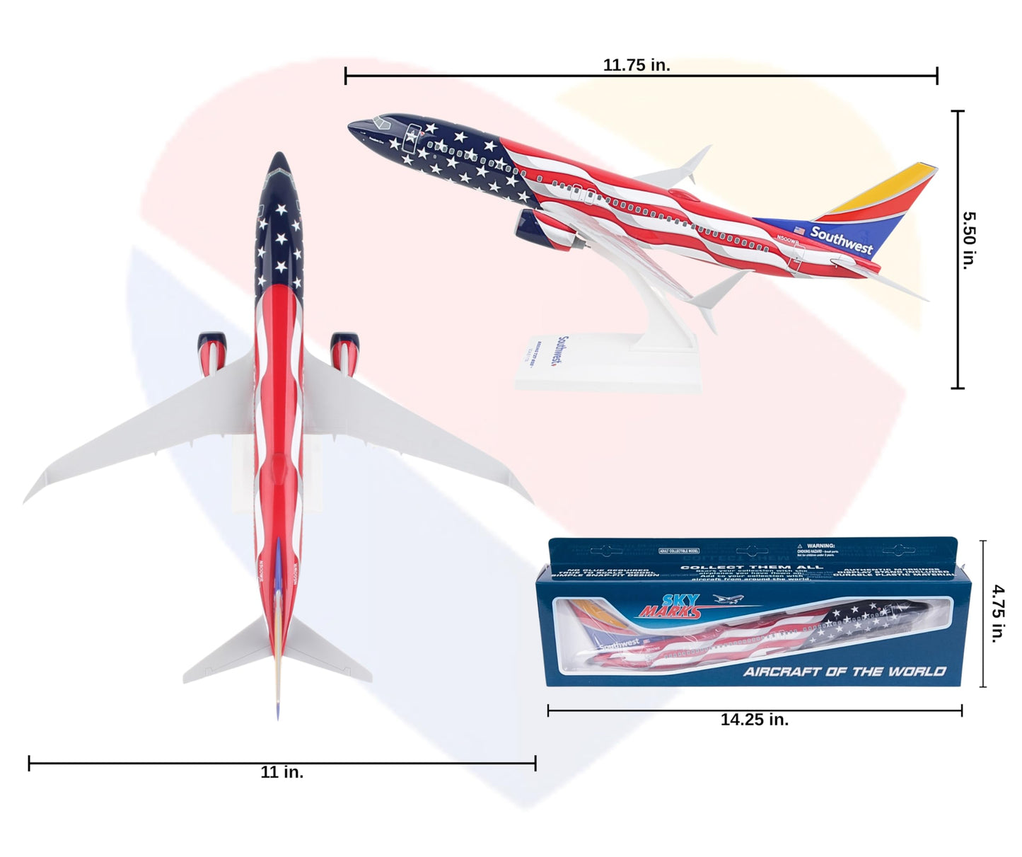 Skymarks Daron Southwest 737-800 "Freedom One 1/130 (SKR1087)
