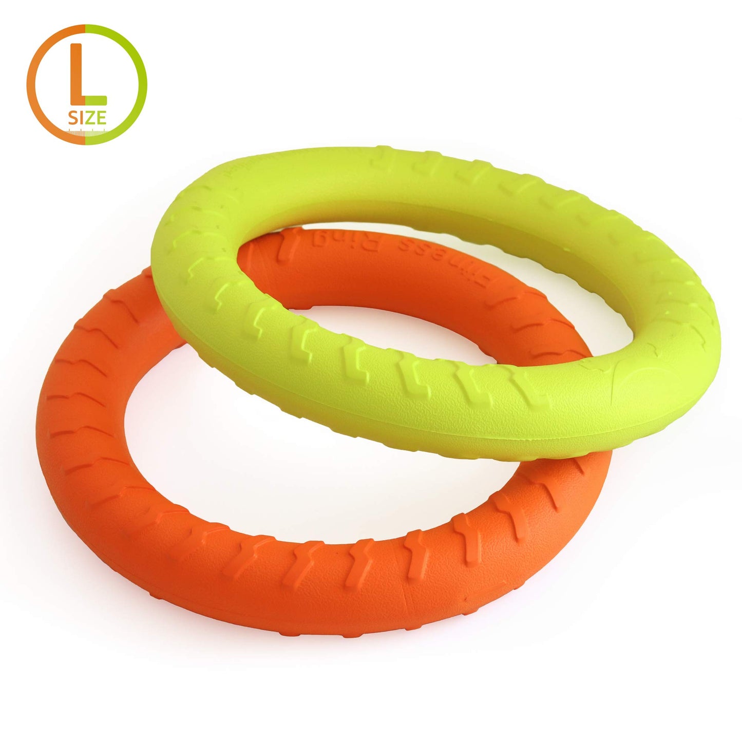 PetSpy Dog Ring Toy – Flying Ring for Outdoor Play, Floating Training & Fetch Toy for Throwing, Catching & Chewers – Durable EVA Flying Disc for Small, Medium & Large Dogs