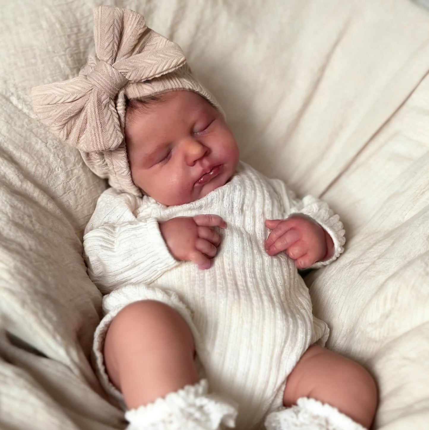 Zero Pam Reborn Baby Dolls Silicone Full Body-20 in Realistic Babys Doll, Anatomically Correct Girl, Full Silicone Babys Doll, Real Life Reborn Dolls with Accessories