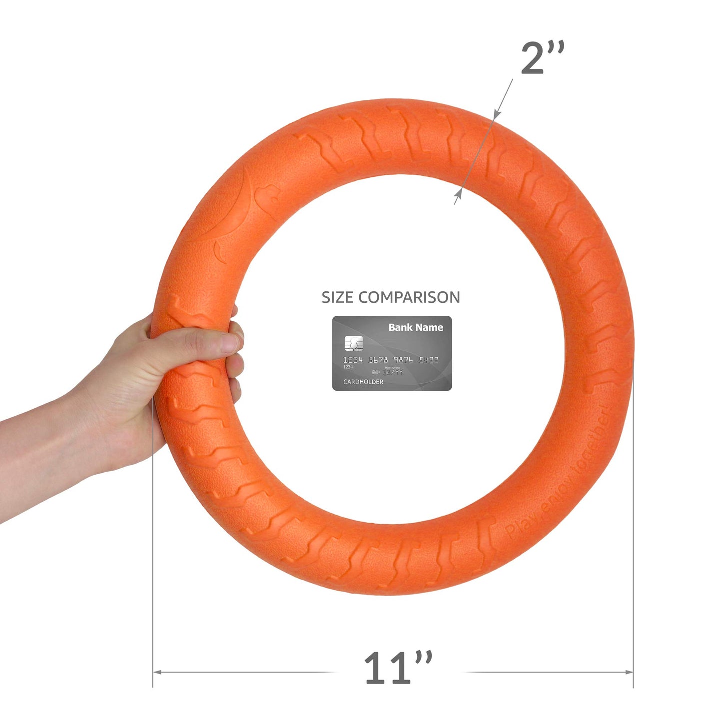 PetSpy Dog Ring Toy – Flying Ring for Outdoor Play, Floating Training & Fetch Toy for Throwing, Catching & Chewers – Durable EVA Flying Disc for Small, Medium & Large Dogs