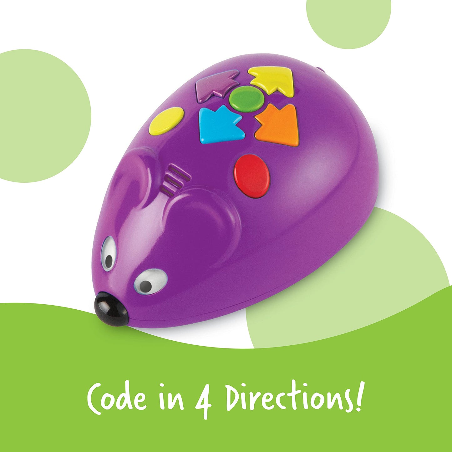 Learning Resources Code & Go Robot Mouse - Toddler STEM Toys, Pet Programmable Games, Screen Free Activities, Robotics Preschool and School, Gifts for Girls And Boys