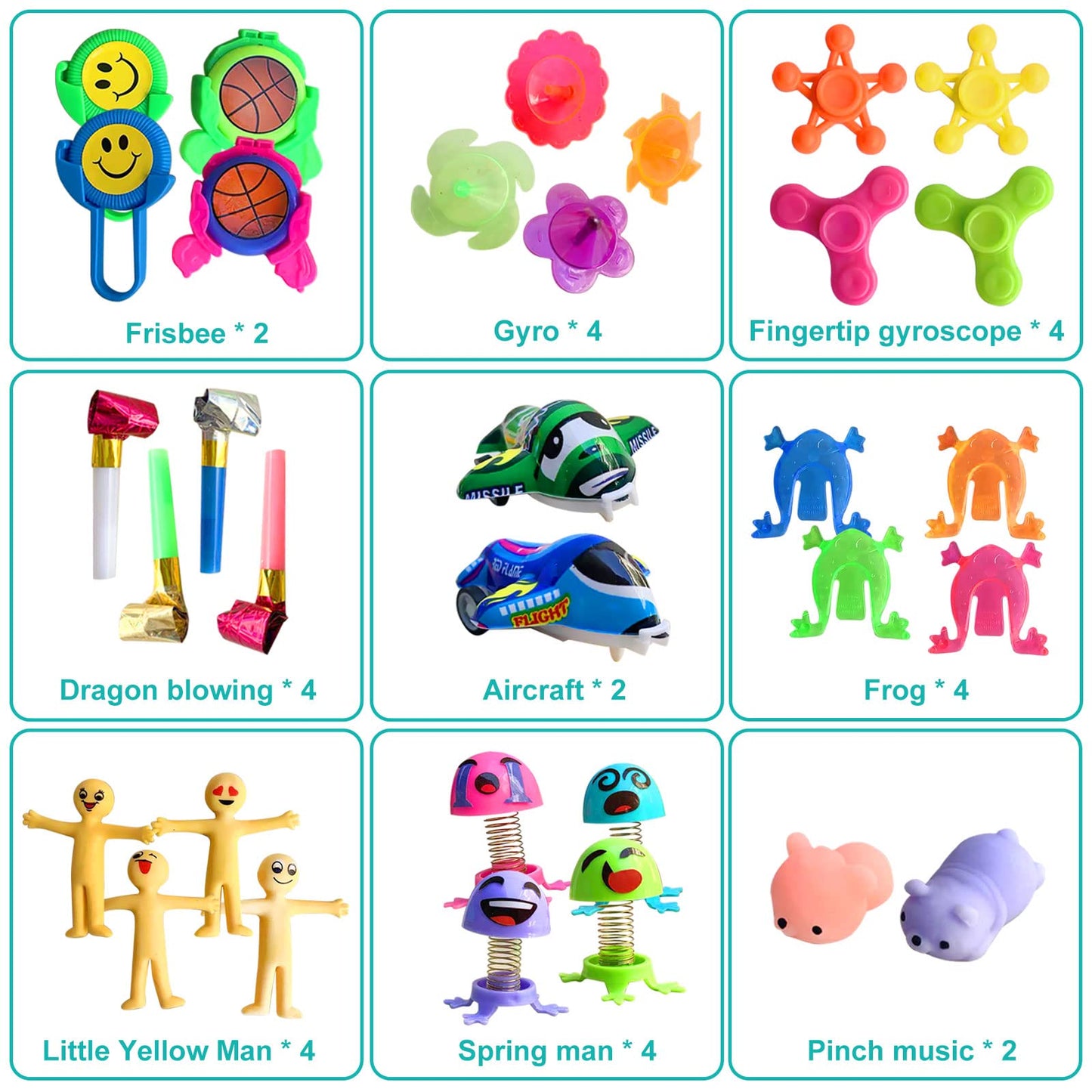 Party Favors for Kids, 64 Pcs Small Toys Prizes Bulk, Easter Basket Goodie Bag Stuffers, Pinata Egg Fillers, Treasure Box Toys for Classroom, Prize Box Birthday Gift Bag Student Rewards