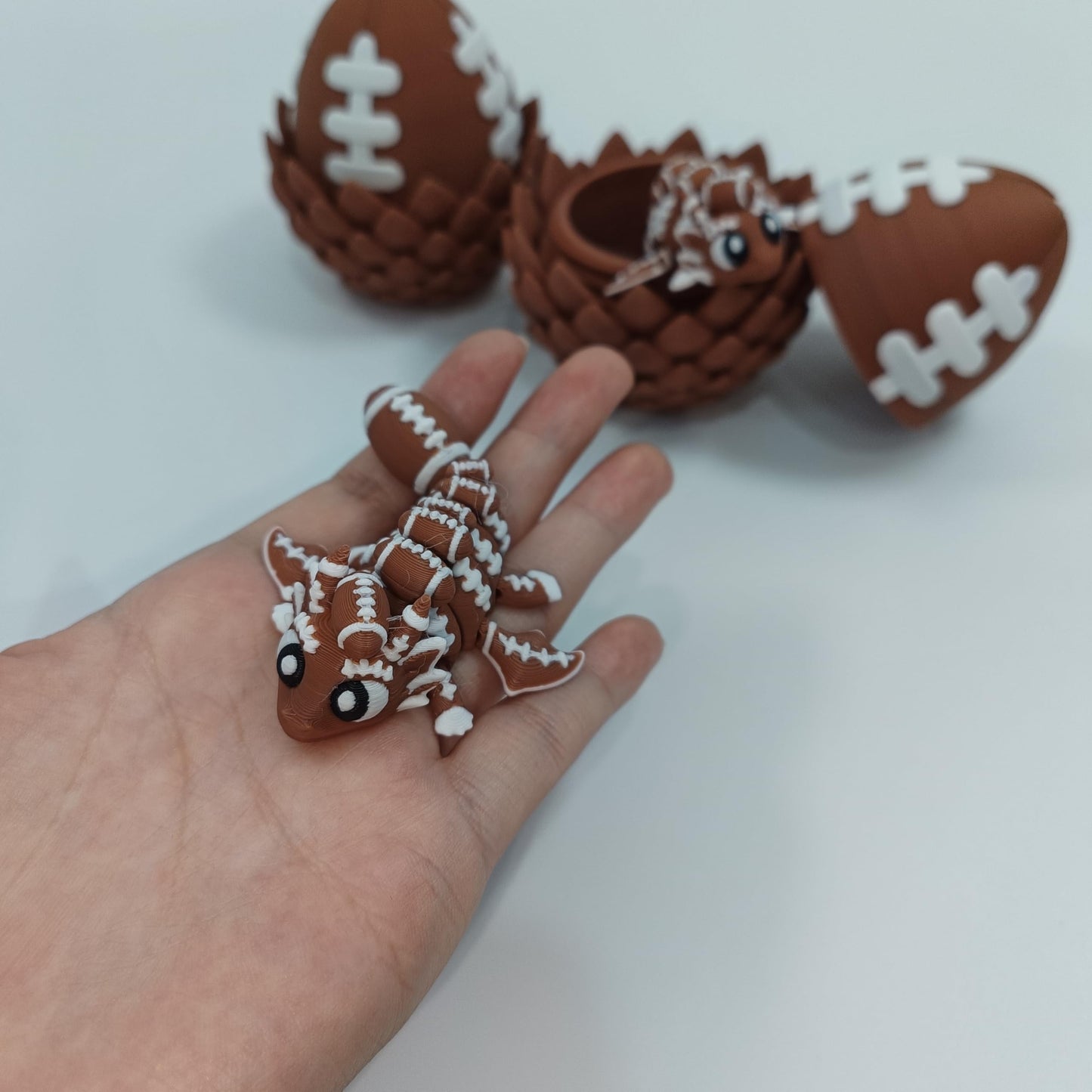 3D Printed Dragon Eggs with Dragon Inside - Cool Fun Stuff Fidget Toy for Home Desk Decoration, for Anyone, Ideal for Christmas, Easter & Daily Surprises