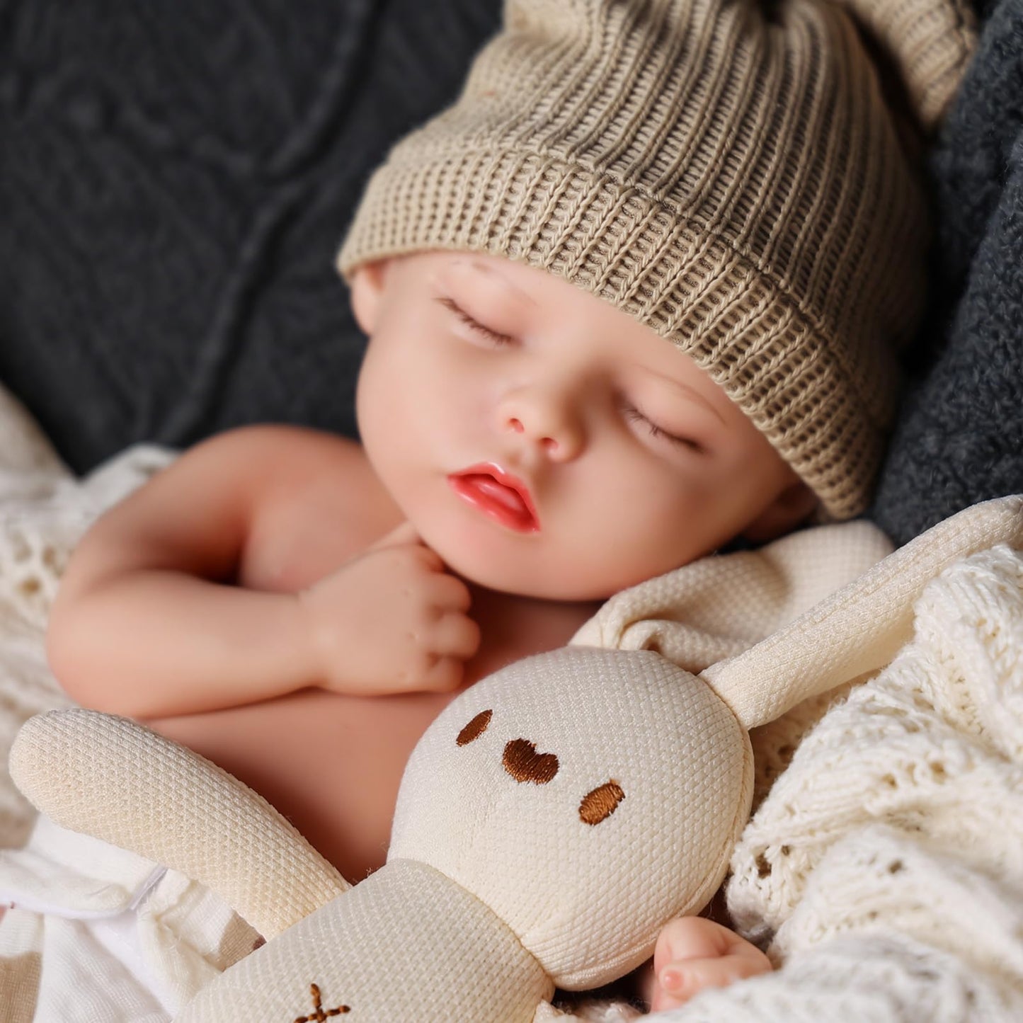BABESIDE Reborn Baby Dolls Full Body Silicone, 12 Inch Lifelike Weighted Silicone Baby Doll Girl Realistic Newborn Real Life Baby Dolls Girl with Accessories for Kids 3+ & Collectors.