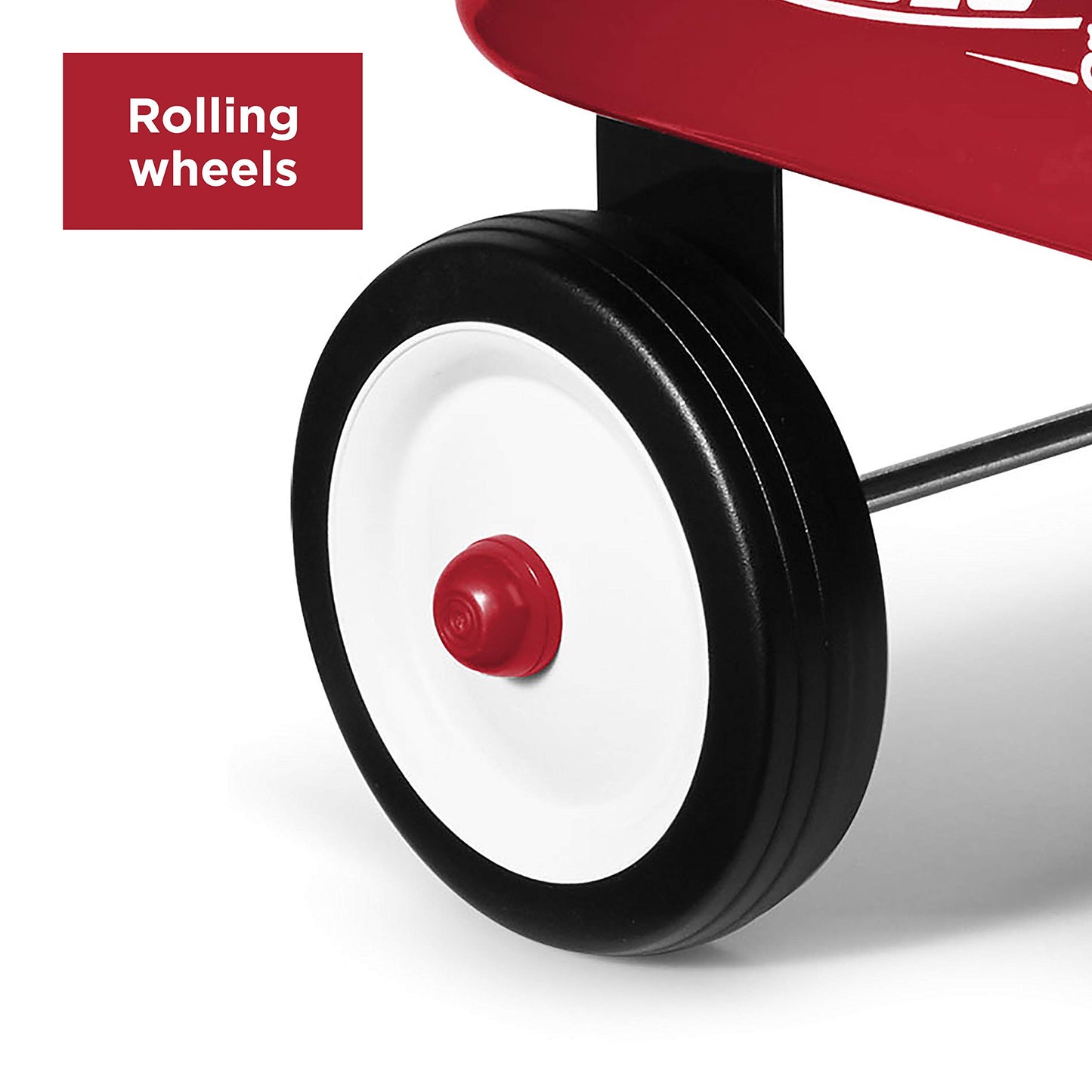 Radio Flyer Mini Classic Red Wagon for Kids, 12.5" Toy Wagon For Kids Aged 1.5+, Play-Size Version of the Classic, Durable Rolling Wheels & Steel Body, Working Handle, For Toys, Crafts & Gift Displays