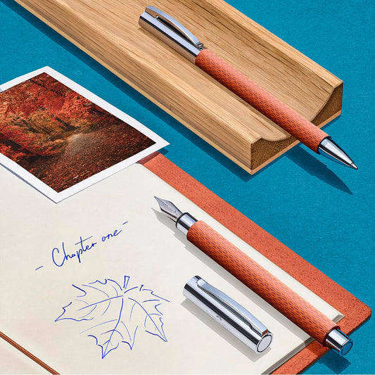 Faber-Castell Ambition Ballpoint Pen - OpArt Autumn Leaves