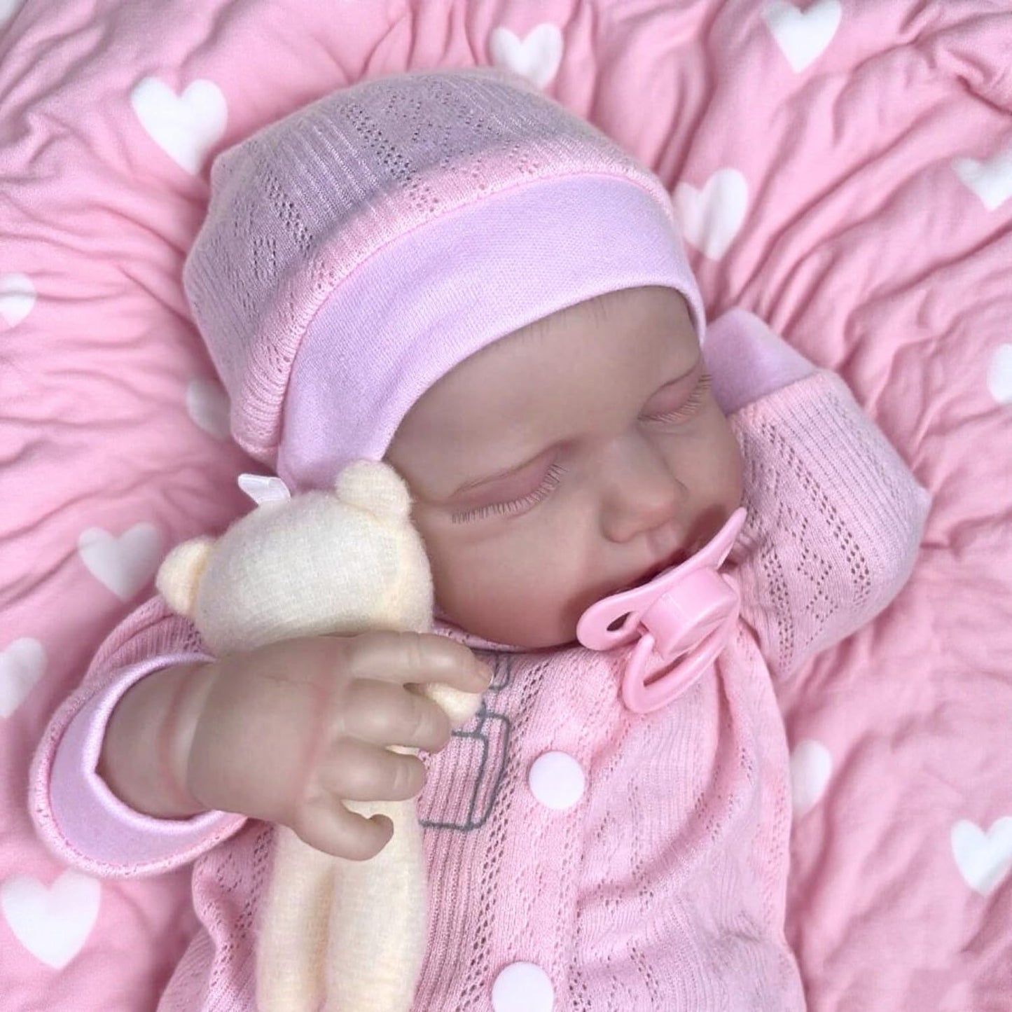 MRB Lifelike Reborn Baby Dolls-20 inch Realistic Newborn Baby Dolls, Soft Vinyl and Cloth Body Real Life Baby Dolls Girl with Accessories Birthday Gift for Kids Age 3+