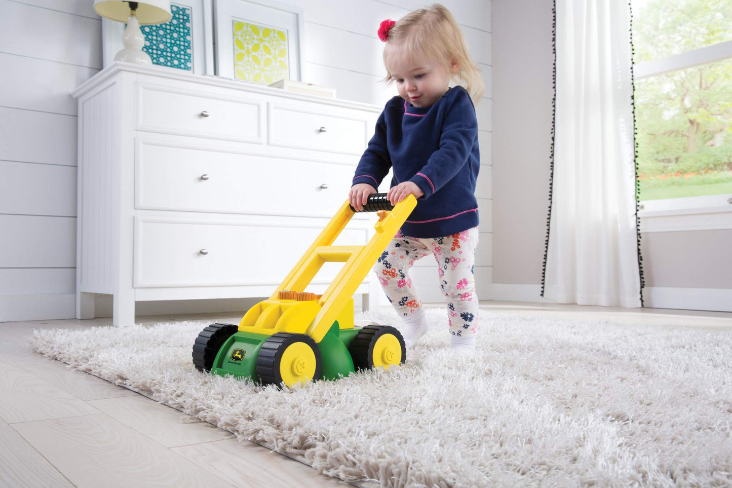 Tomy John Deere Electronic Lawn Mower, Toy for Kids