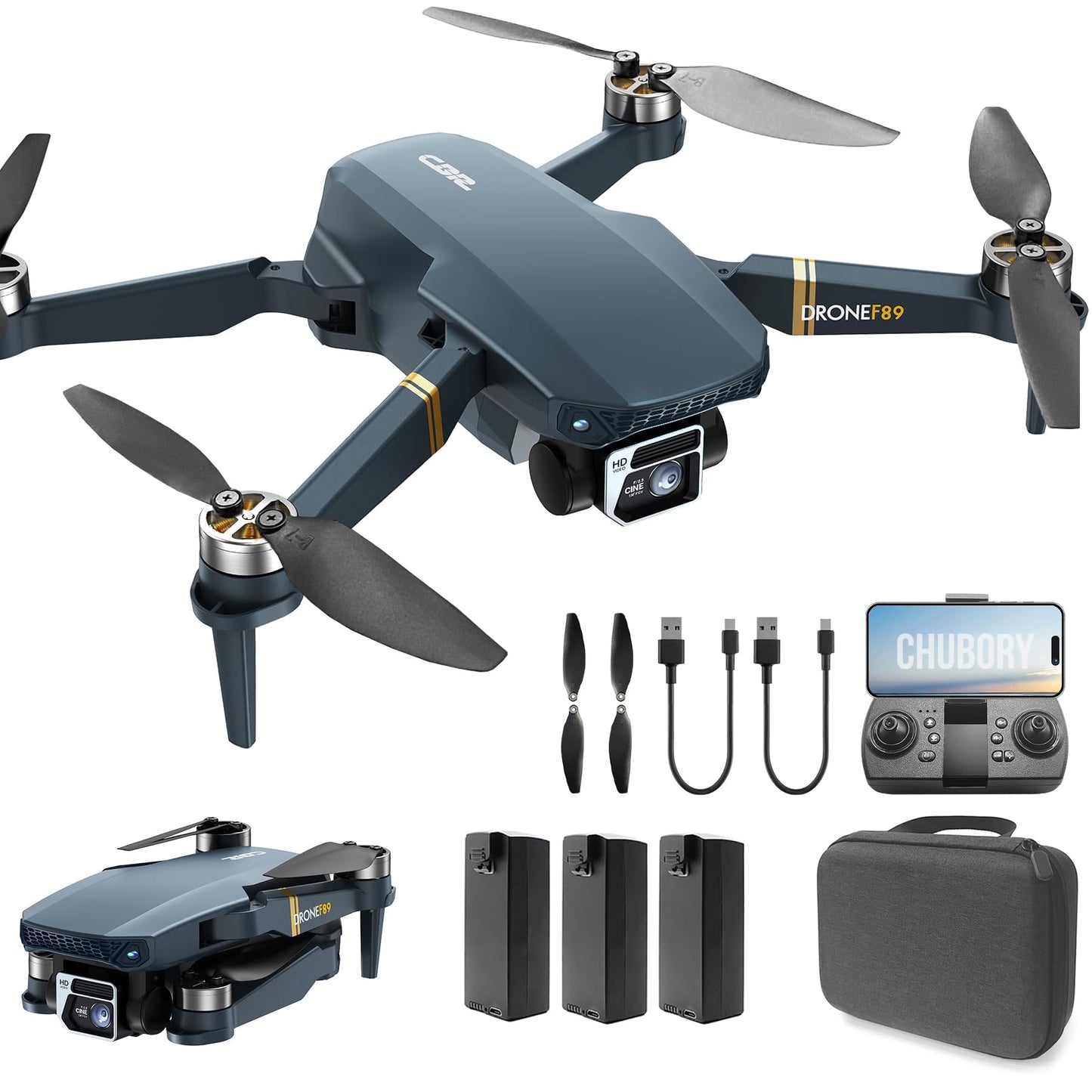 4K Drone with Camera 2650 ft Long Range 84 min Flight Time Super Endurance Foldable Drone with Camera for Beginners, WiFi FPV Quadcopter, Brushless Motor, Auto Hover, Follow Me (3 Batteries)