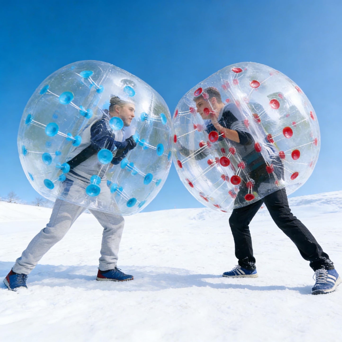 SZCQ Inflatable Bumper ONLY ONE Ball 1.5M/5ft Diameter Adults Kids Bubble Soccer Balls Blow Up Toy Playground Human Hamster Knocker Outdoor Zorb