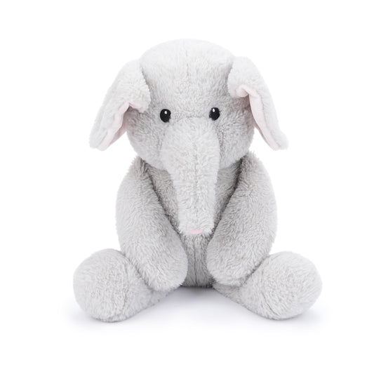 WEIGEDU Elephant Teddy Bear Stuffed Animals Plush Elephant Toys with Pink Ears Nose for Girls Boys Kids Babies Shower Bedtime Gifts, 15.7"