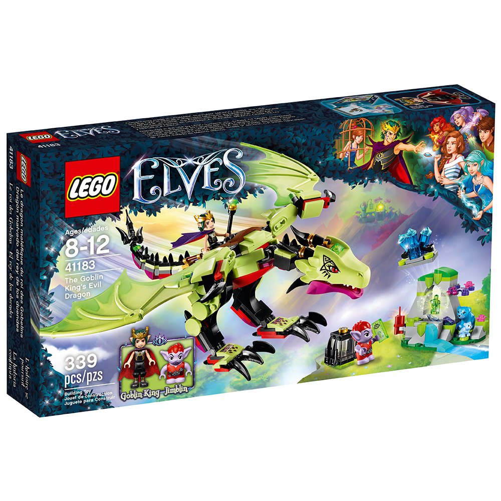 LEGO Elves The Goblin King's Evil Dragon 41183 Building Kit (339 Pieces)