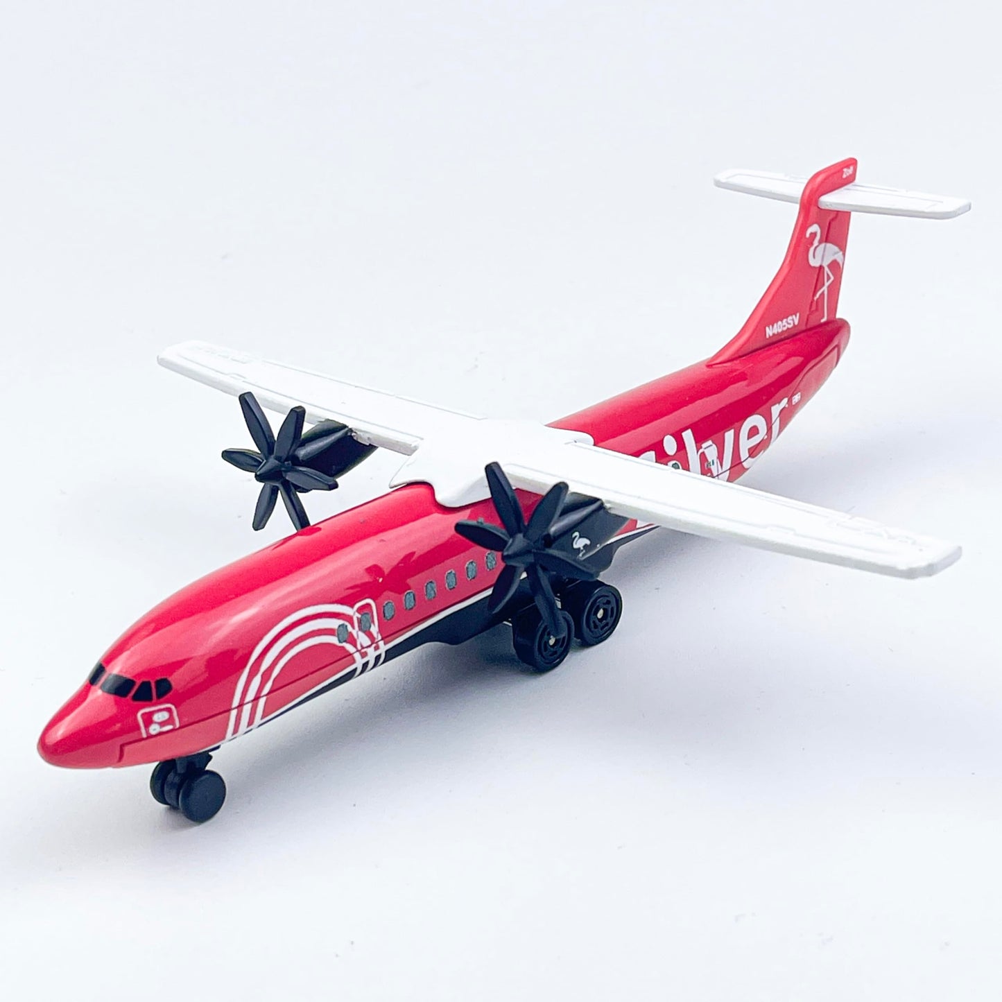 WngAur Pink Die-Cast Propeller Airplane Model – 6 Inch Alloy Plane with Rolling Wheels – Miniature Aircraft Collectors & Aviation Enthusiasts