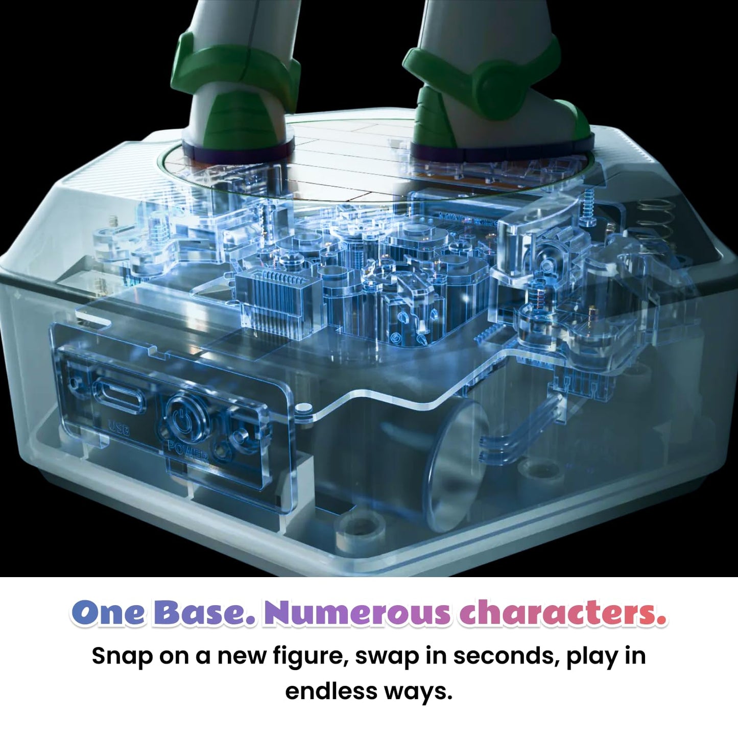 Robosen MINI Robot, Toy Story Series, 30th Anniversary Collector's Set, Smart Toy, Digital Drive Base with 4-Axis Controls, Buzz, Woody, Lotso, Rex, Jessie, Alien