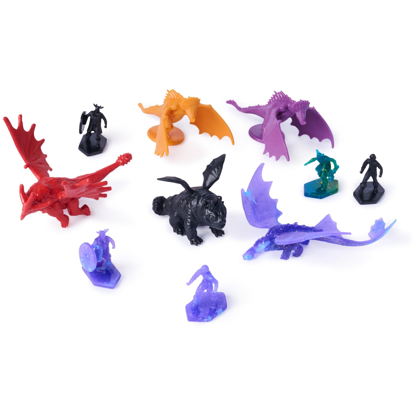 DreamWorks Dragons, World of Berk: Dragon Flock Arena, 50 Collectible Dragons and Vikings Figures for Ages 4 and up