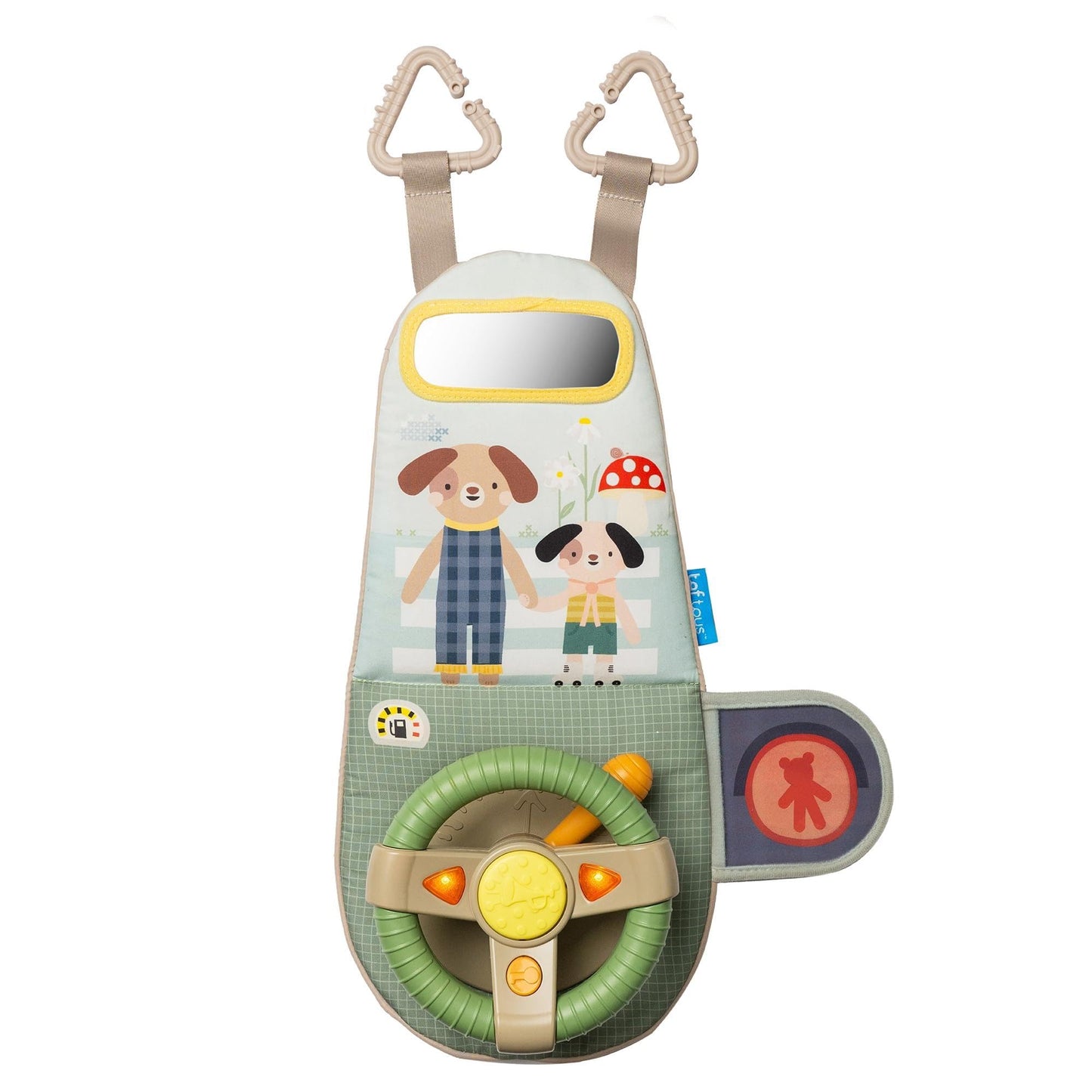Taf Toys Car Seat Toy - Interactive Baby Infant Car Toys with Lights & Realistic Sounds for Babies - Stimulating Car Travel Entertainment - Perfect for Car Seat & Travel - 0-6-12-18 Months Boy Girl
