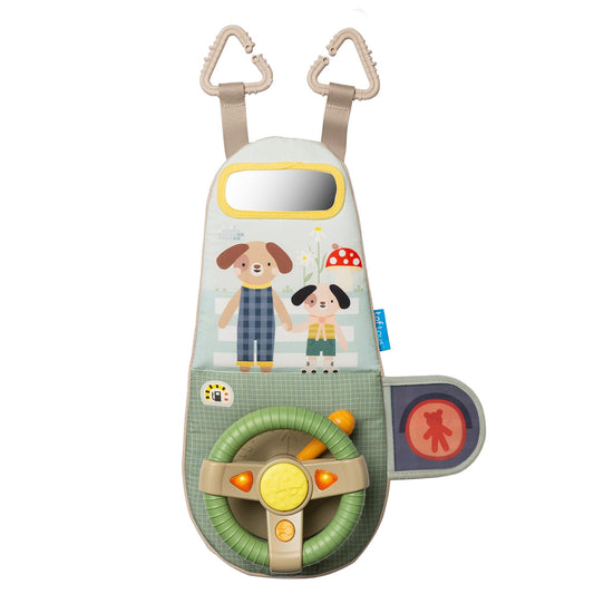 Taf Toys Car Seat Toy - Interactive Baby Infant Car Toys with Lights & Realistic Sounds for Babies - Stimulating Car Travel Entertainment - Perfect for Car Seat & Travel - 0-6-12-18 Months Boy Girl