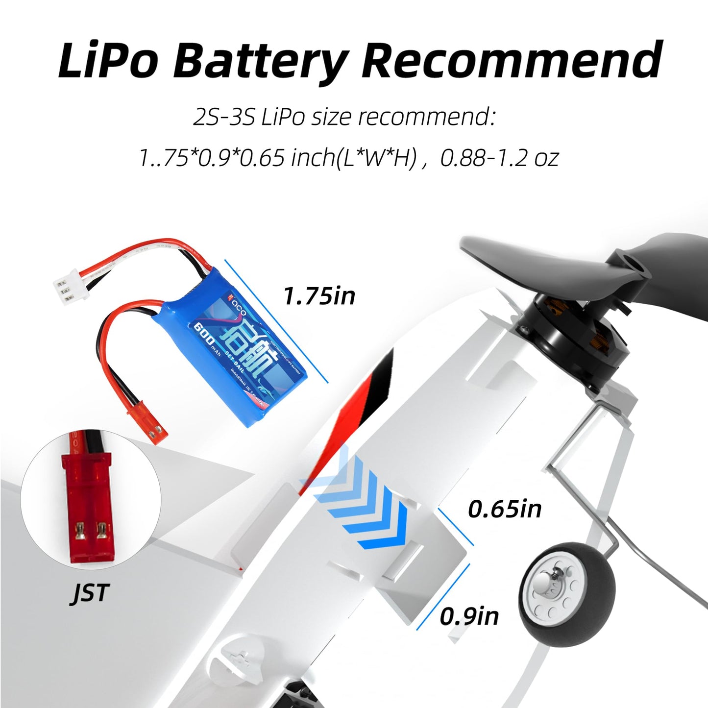 Radiolink A560 Plug & Play (PNP) 3D RC Airplane 580mm Wingspan with 6 Flight Modes, 4 Channels Gyro Byme-A Flight Controller, Brushless Motor&ESC for Beginner & Experienced (No Radio/Receiver/Charger)