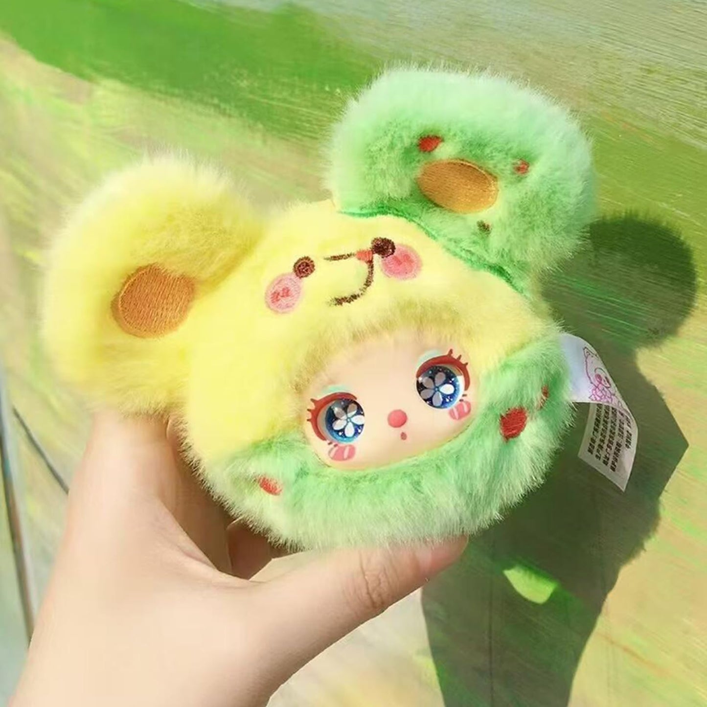 Meokro Mini Liila Garden Tea Party Series Vinyl Box Plush Doll, Figure Mystery Collectible Toys Bag Charm Pendant Birthday Gift, Random 1Pc