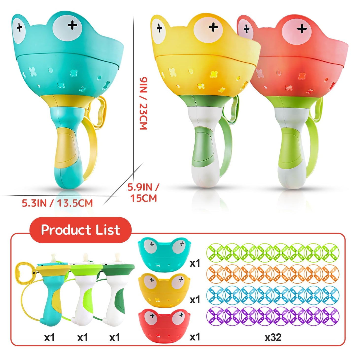 pamexin Outside Toys for Kids Ages 4-8 - Manual Capture Catching Game - Toddler Chasing Toy for Boys & Girls, Ages 3-7 - Outdoor Fun Family Games
