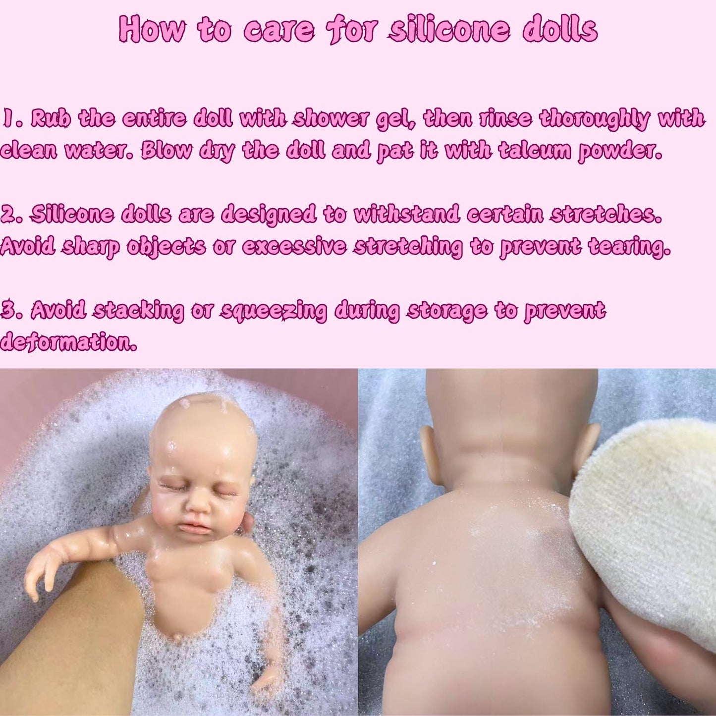 MRB Silicone Reborn Baby Dolls, 12 Inch Realistic Newborn Baby Dolls, Full Solid Silicone Reborn Washable Girl Doll Gift for Collectors & Kids Ages 3+