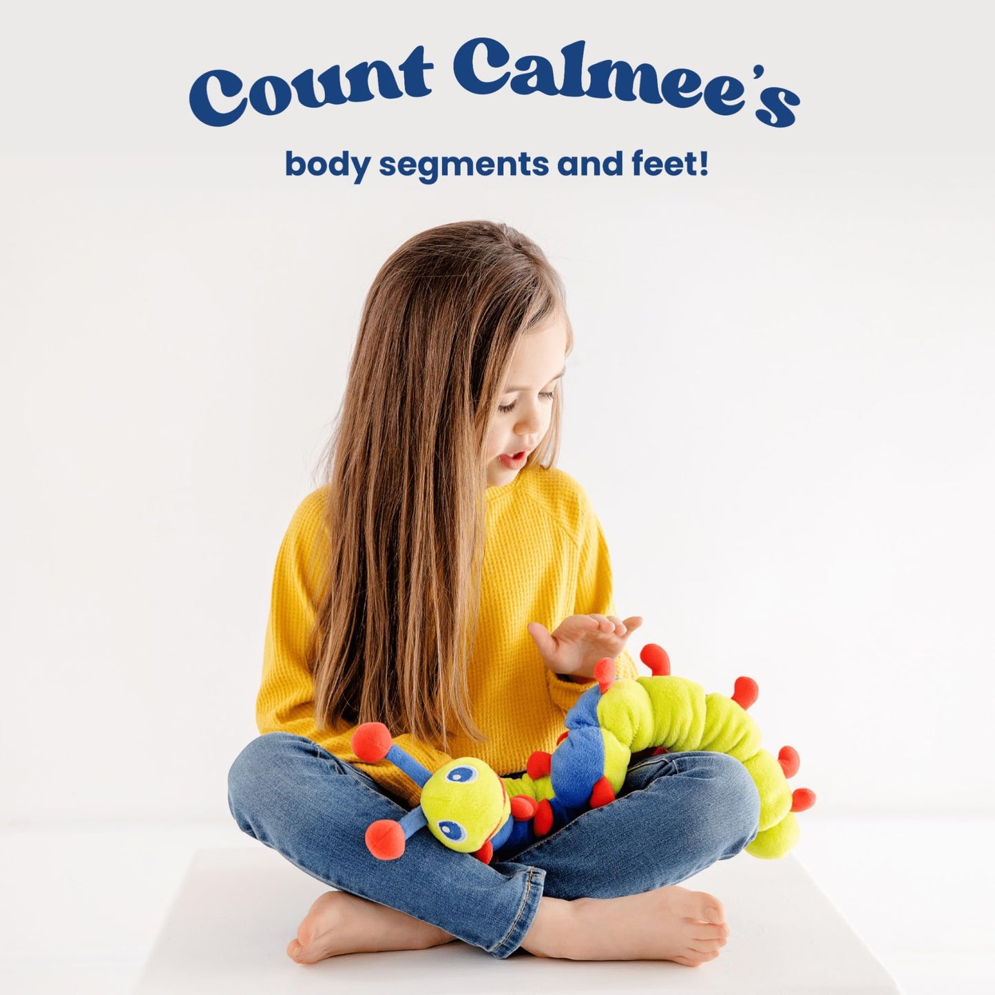 Calm Caterpillar Calmee The Caterpillar Bloomie Kit with Flutter The Dragonfly – Weighted Sensory Plush Toy Bundle for Kids, Mindfulness, Breathing & Emotional Regulation Support, Classroom or Home